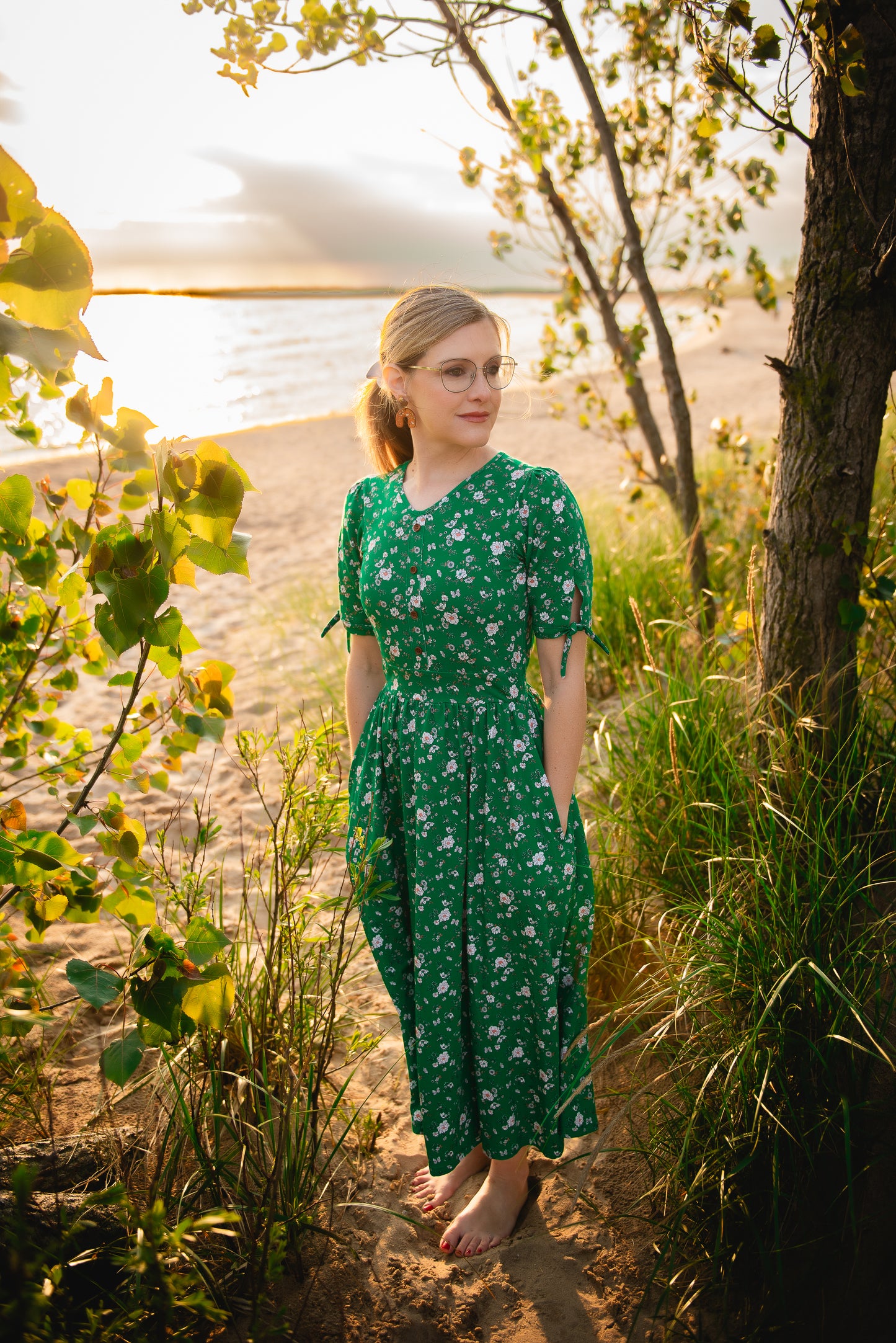 Greenvale Gossamer ~ Rowena Midi