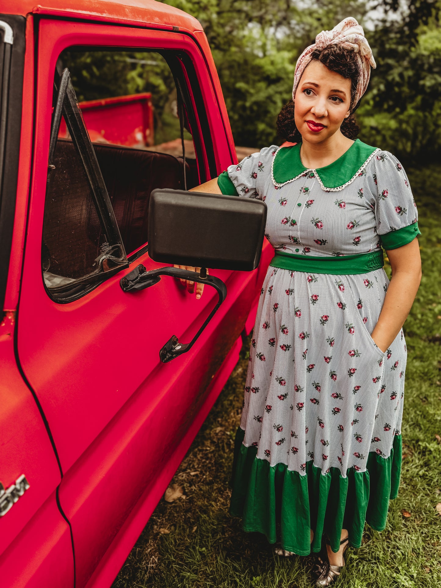 Susannah ~ Verity Dress (Print Pockets)