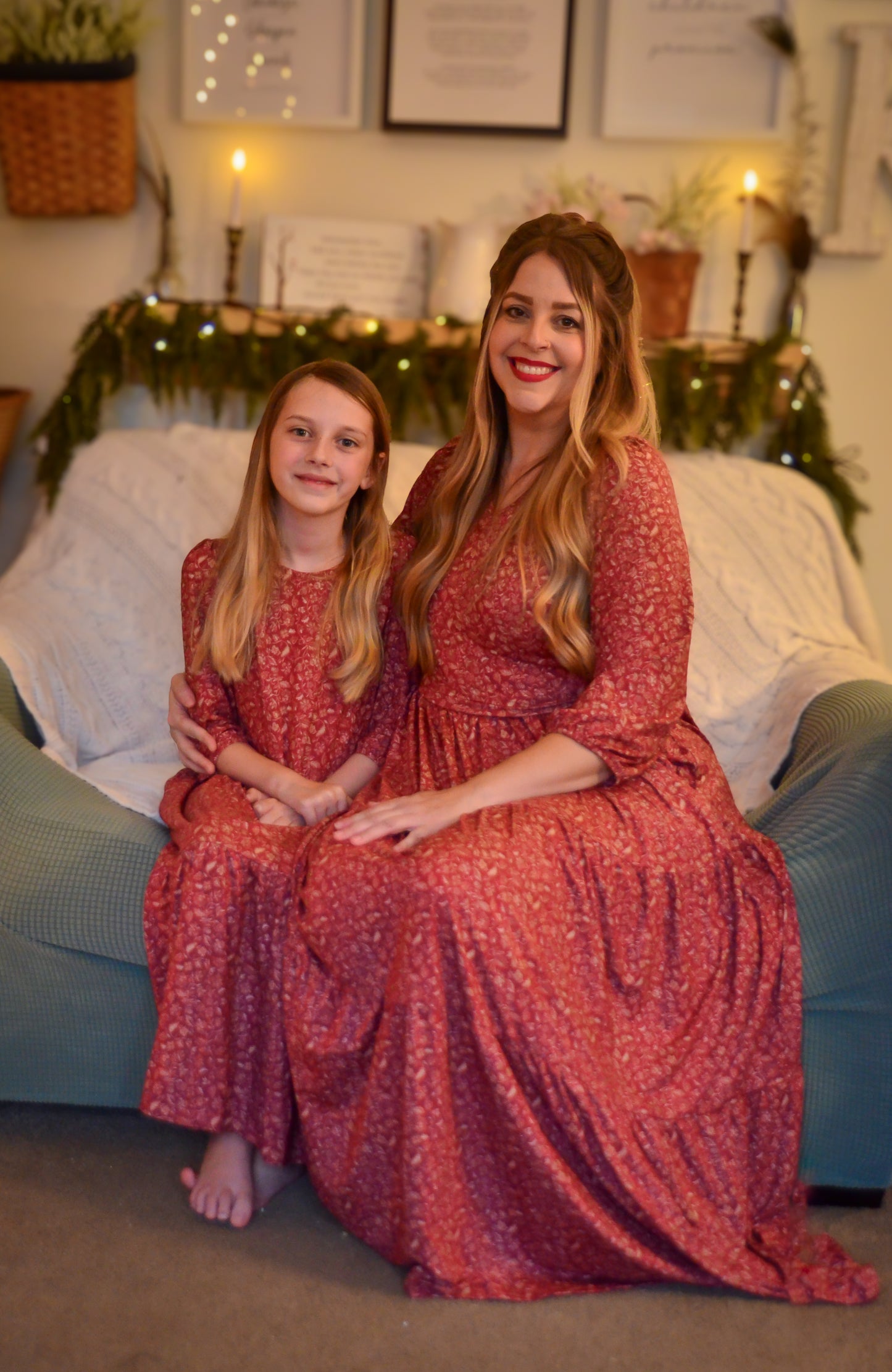 Crimson Ember ~ Novella Dress