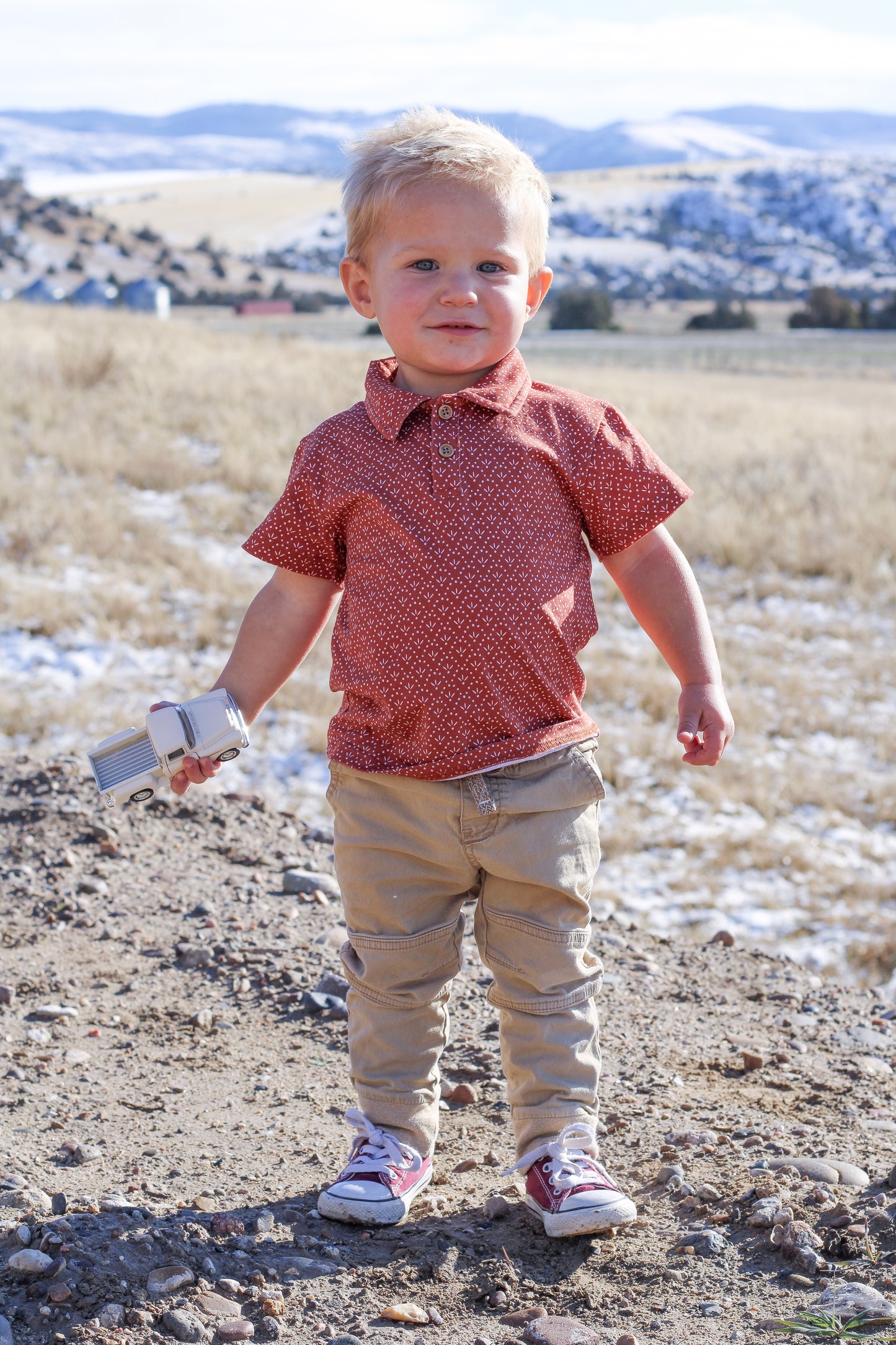 Terracotta ~ Perseverance Polo