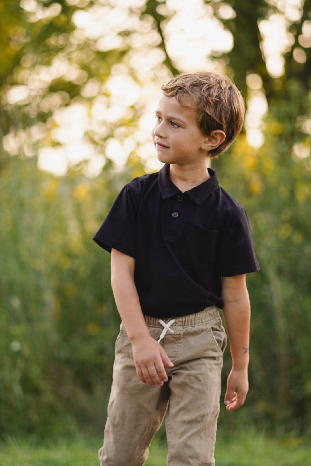 Ebony ~ Boy’s Perseverance Polo