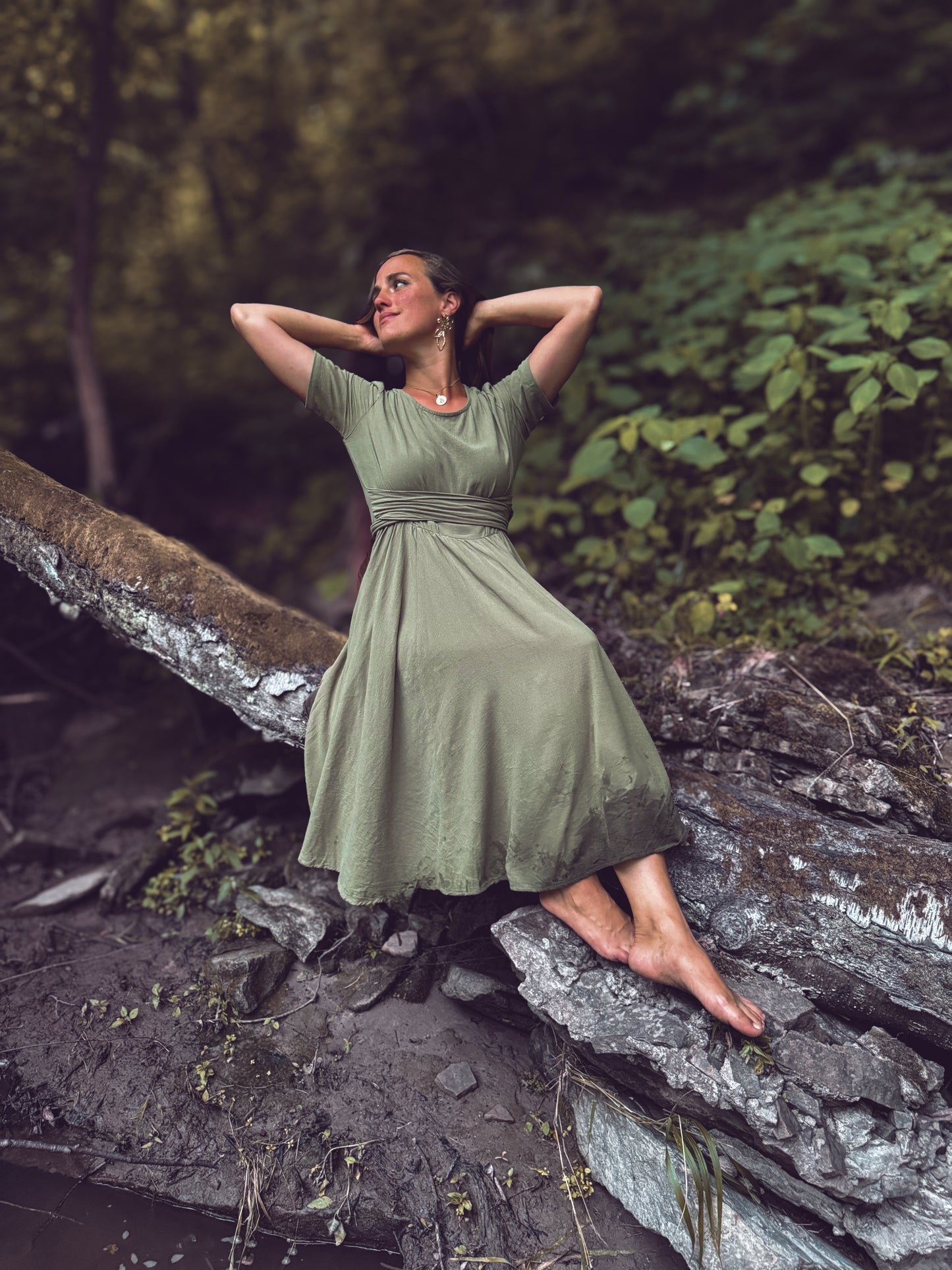Sage ~ Wildwood Dress