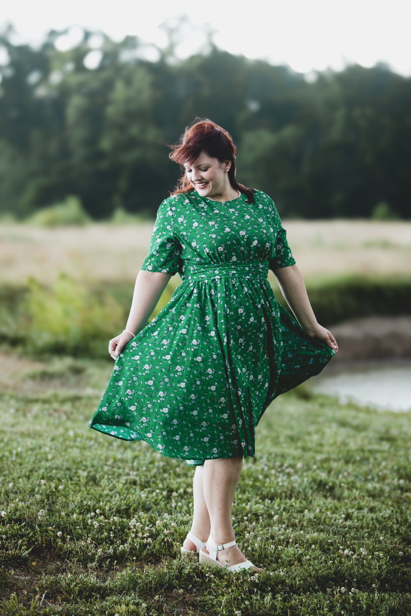 Greenvale Gossamer ~ Wildwood Dress