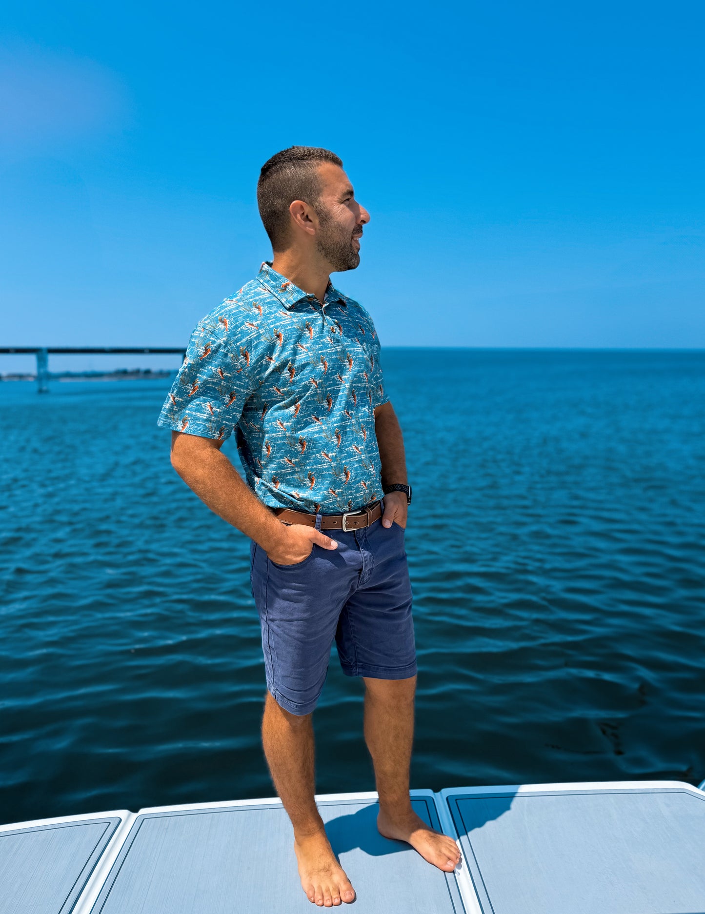 Reel Catch ~ Men’s Perseverance Polo