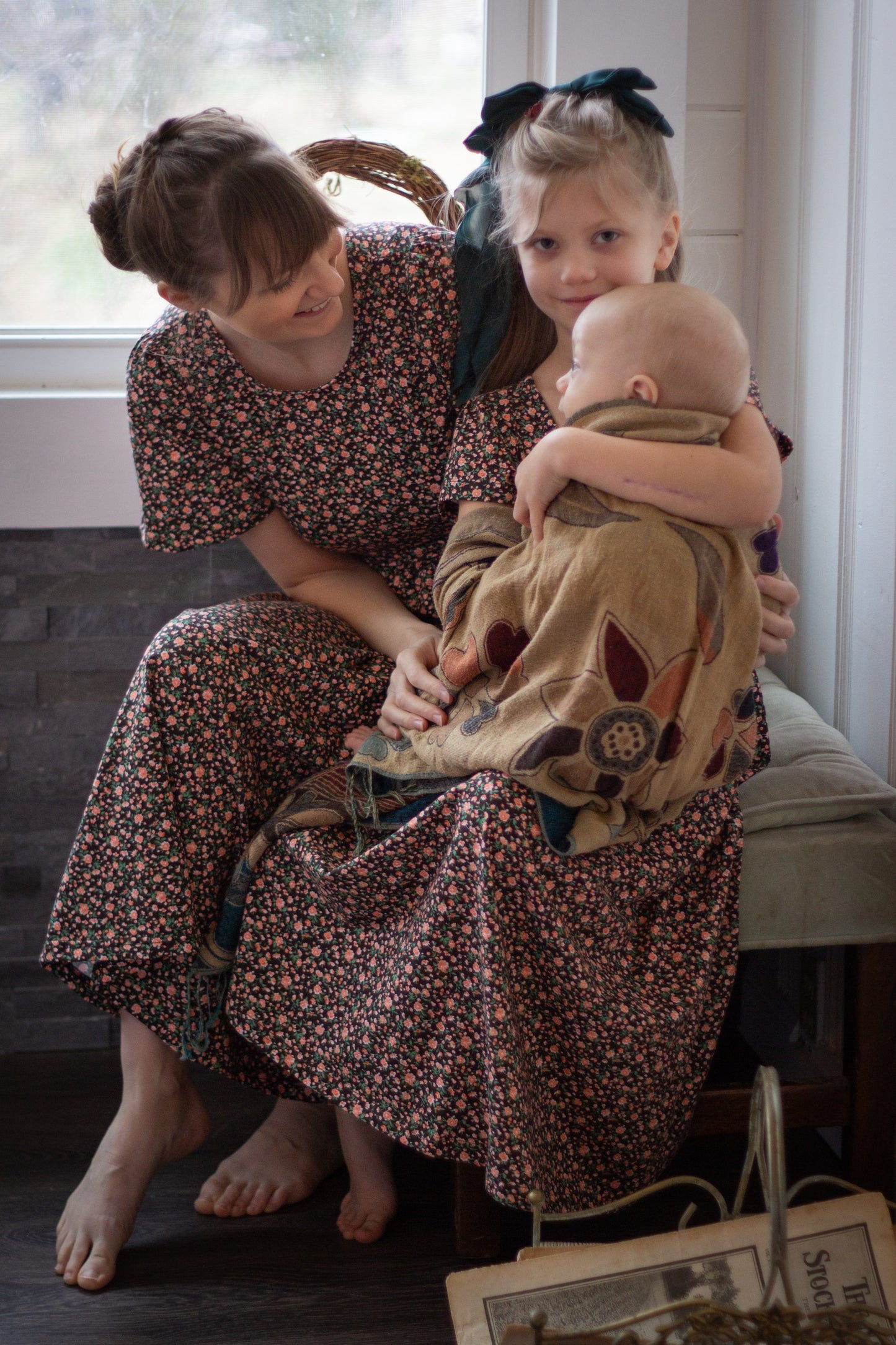 Woodsie Floral ~ Mini Everyday Dress