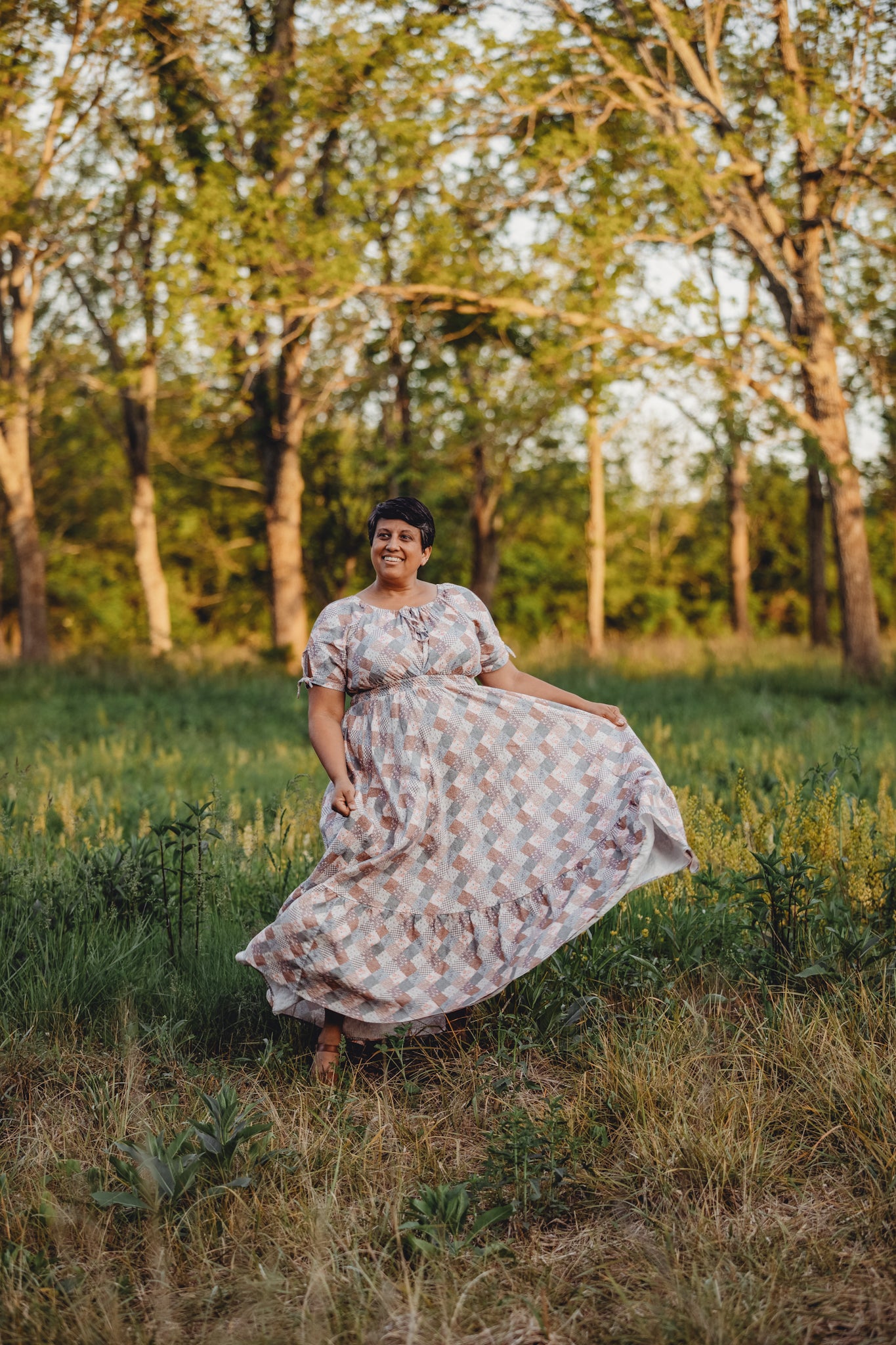 Woven Wildflower ~ Folklore Maxi