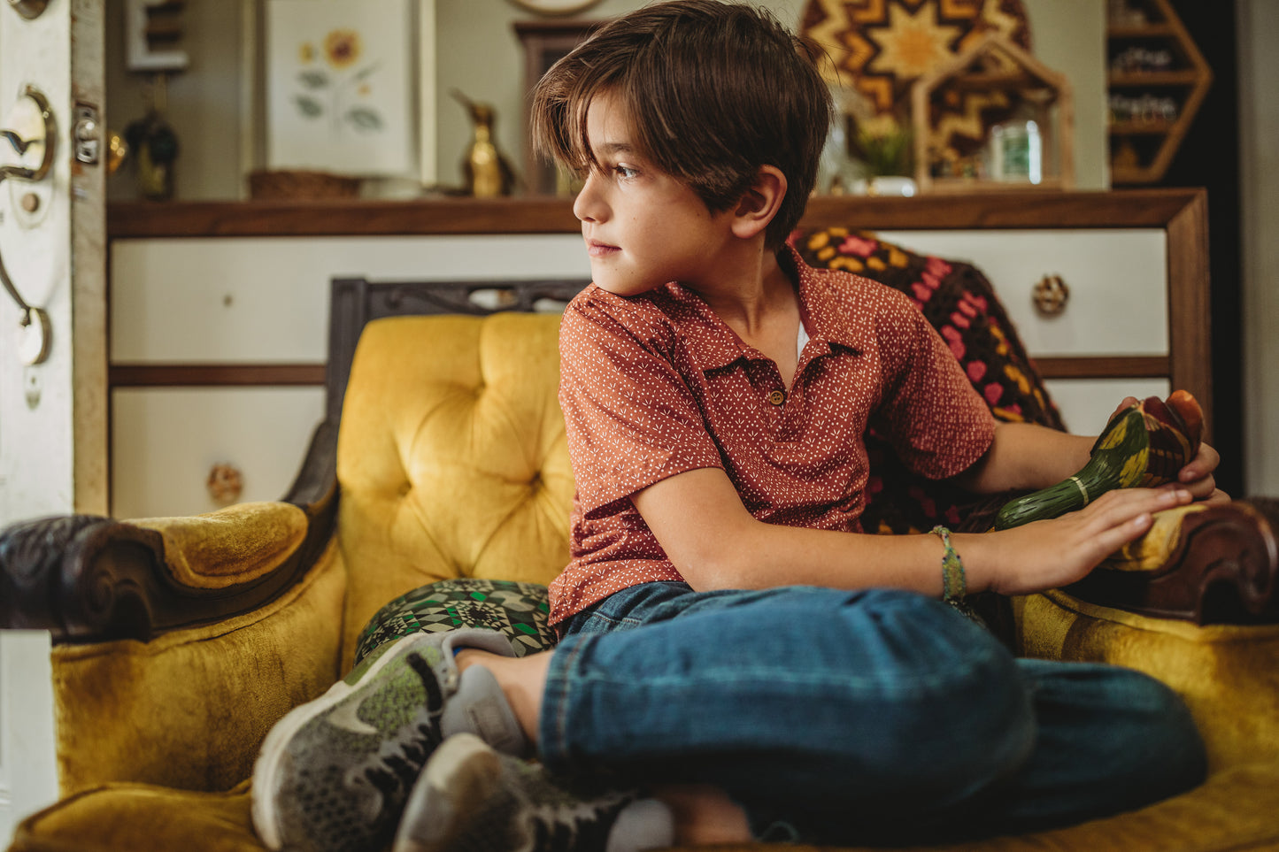 Terracotta ~ Perseverance Polo