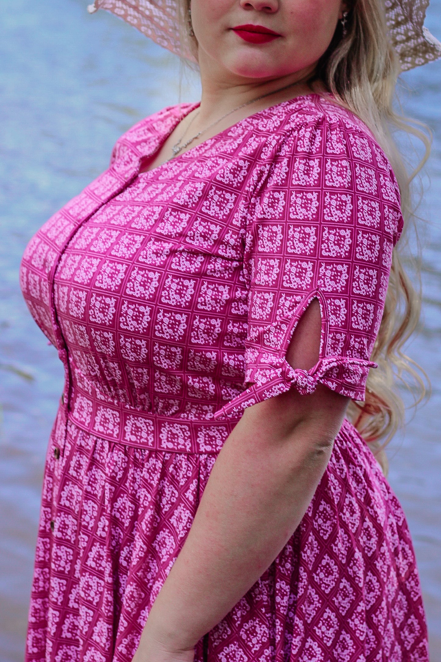 Daisy Mosaïque ~ Hearthside Dress — Cotton Spandex