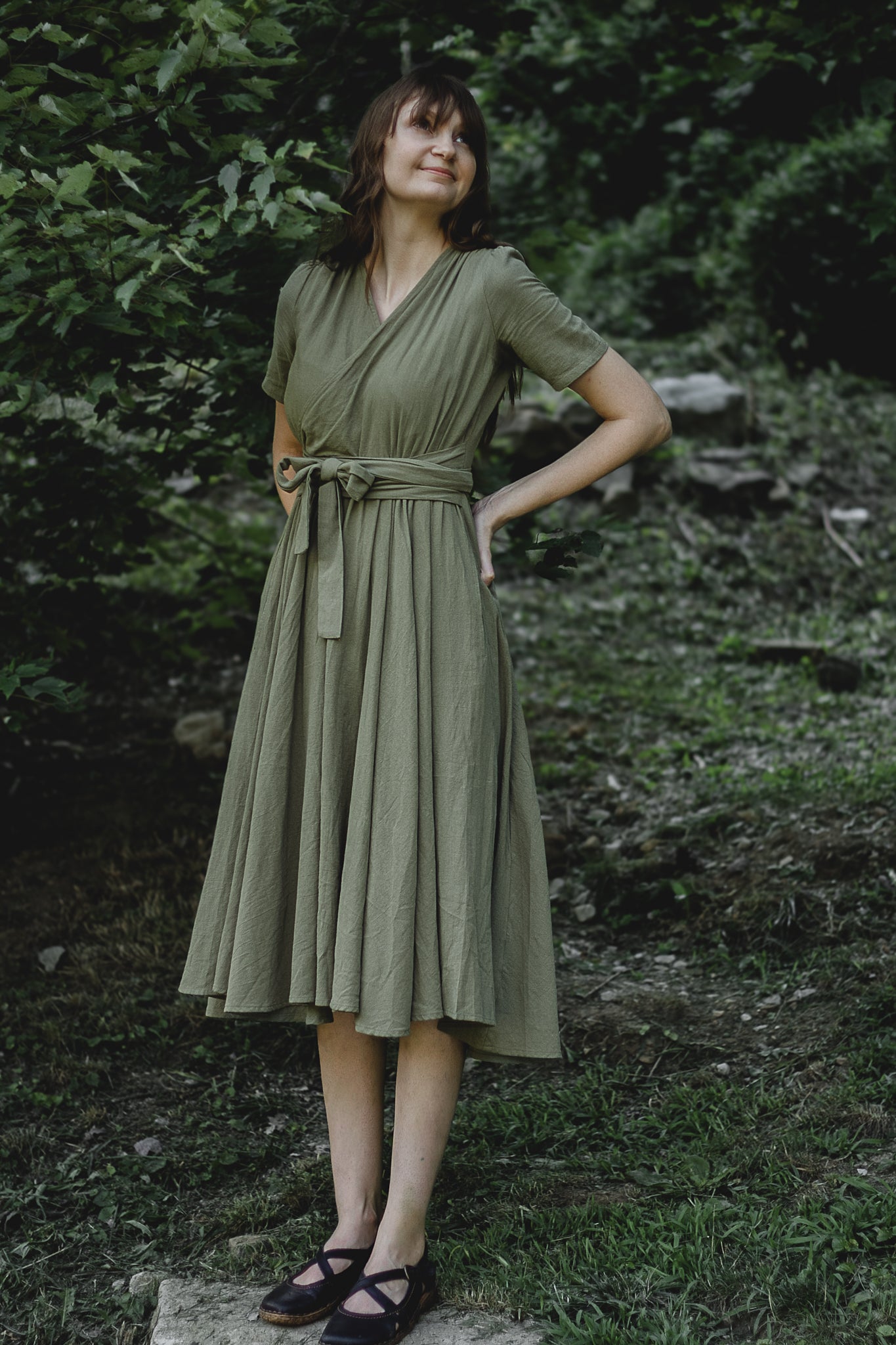 Sage ~ Wildwood Dress