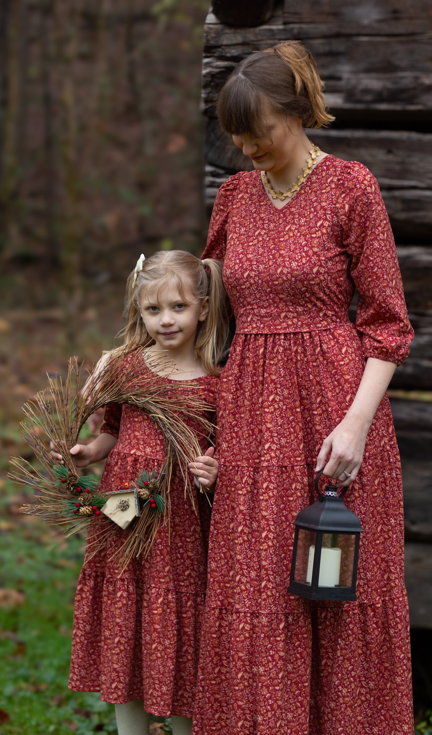 Crimson Ember ~ Novella Dress