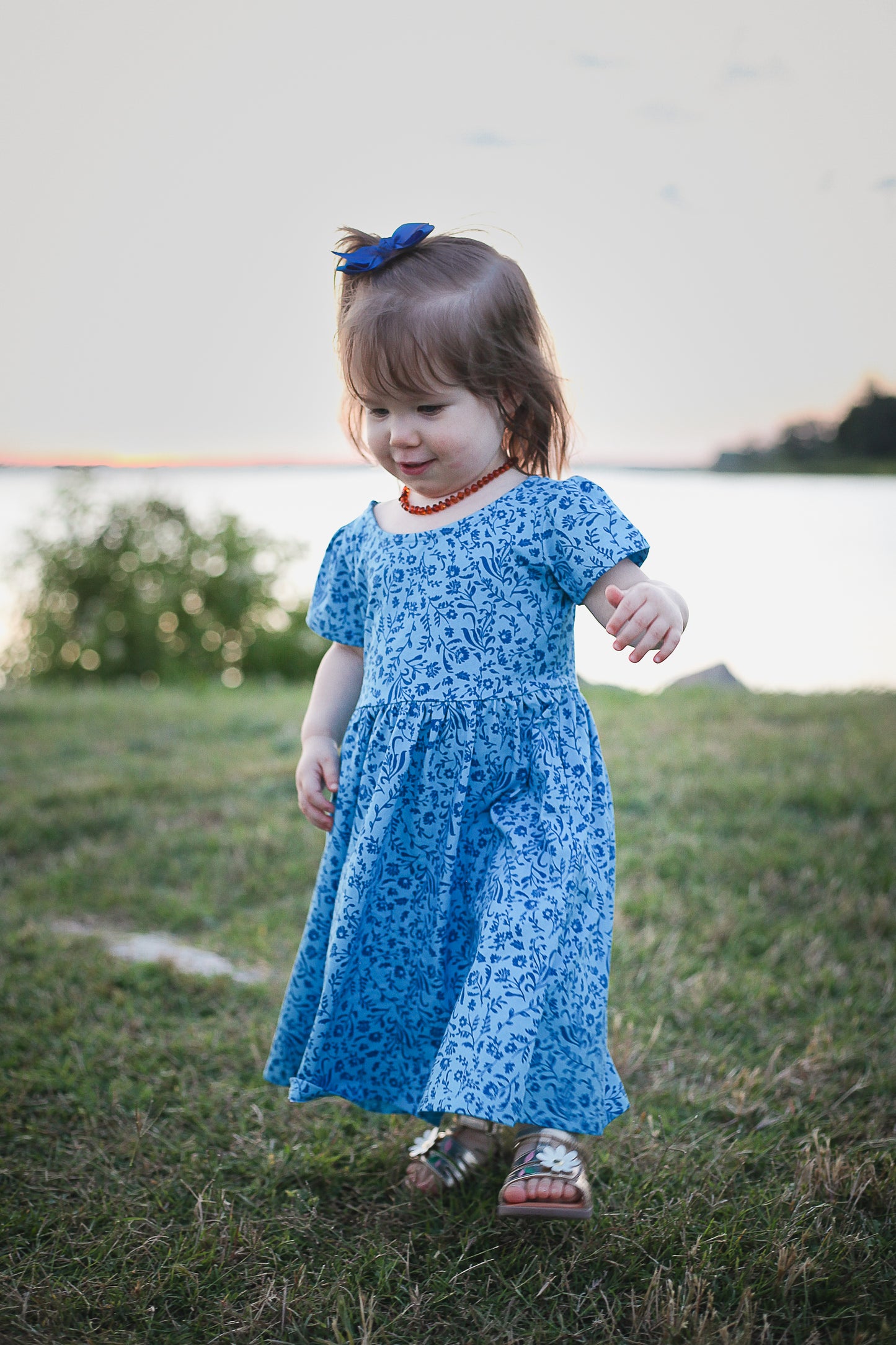 Scripted Azure ~ Mini Everyday Dress