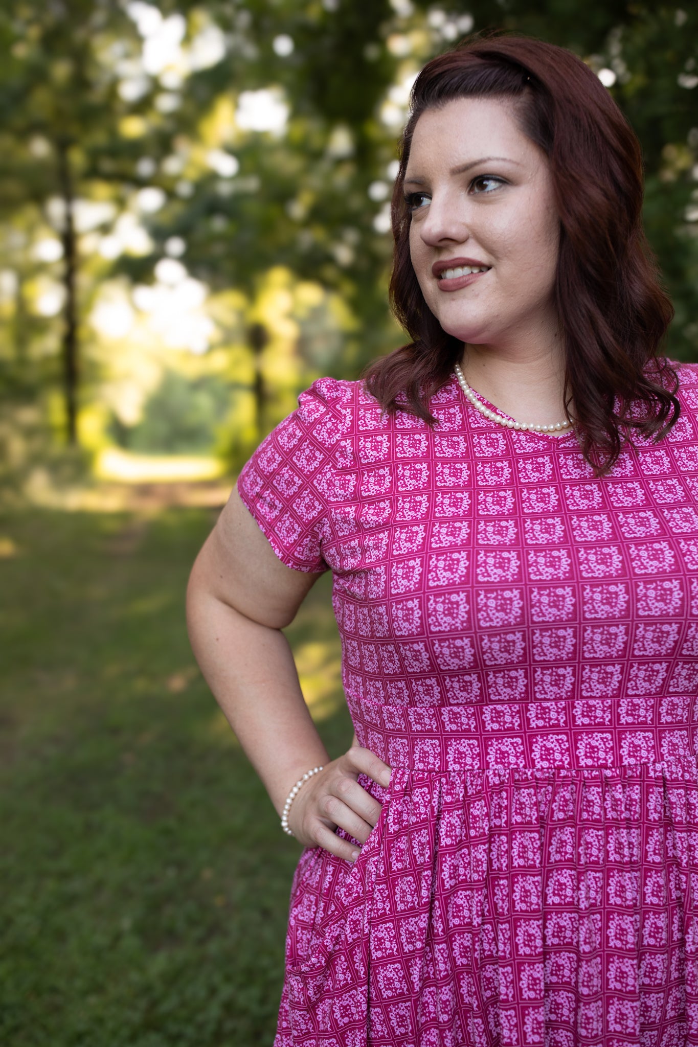 Daisy Mosaïque ~ Canterbury Classic Dress