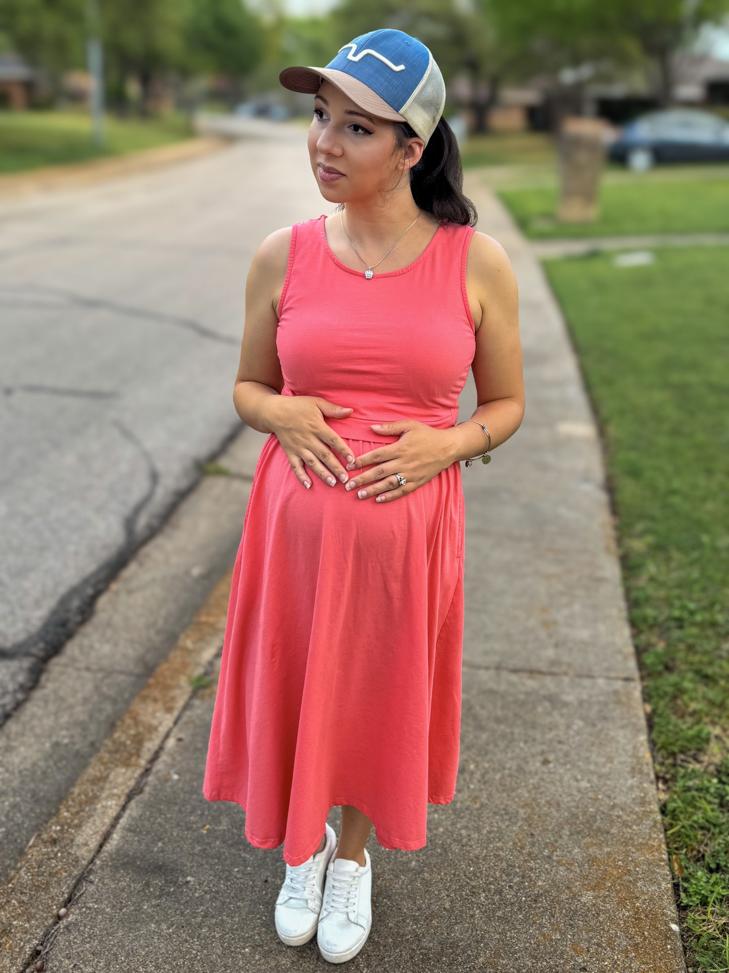 Classic Coral ~ Homesteader Dress