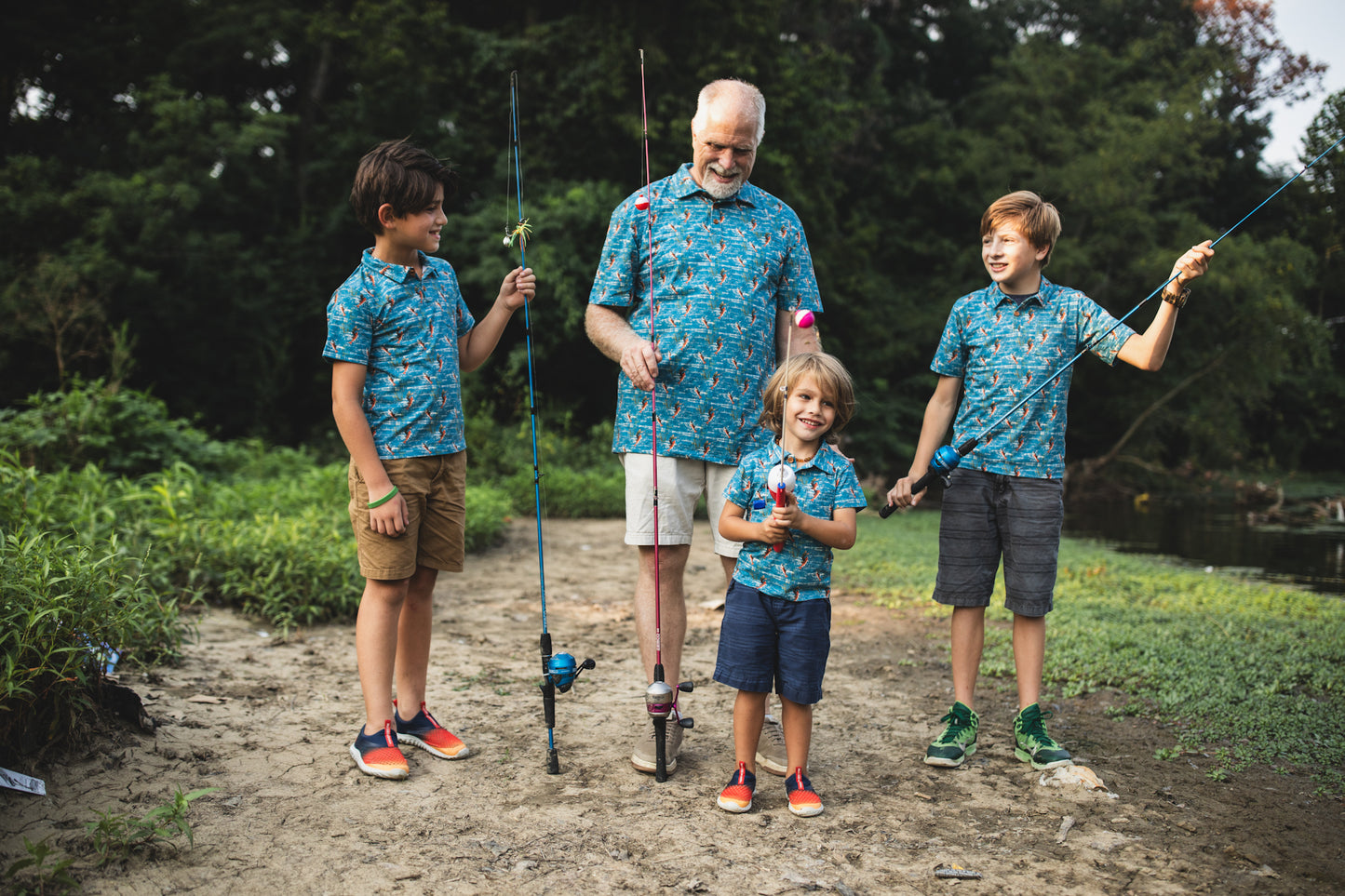 Reel Catch ~ Boy’s Perseverance Polo