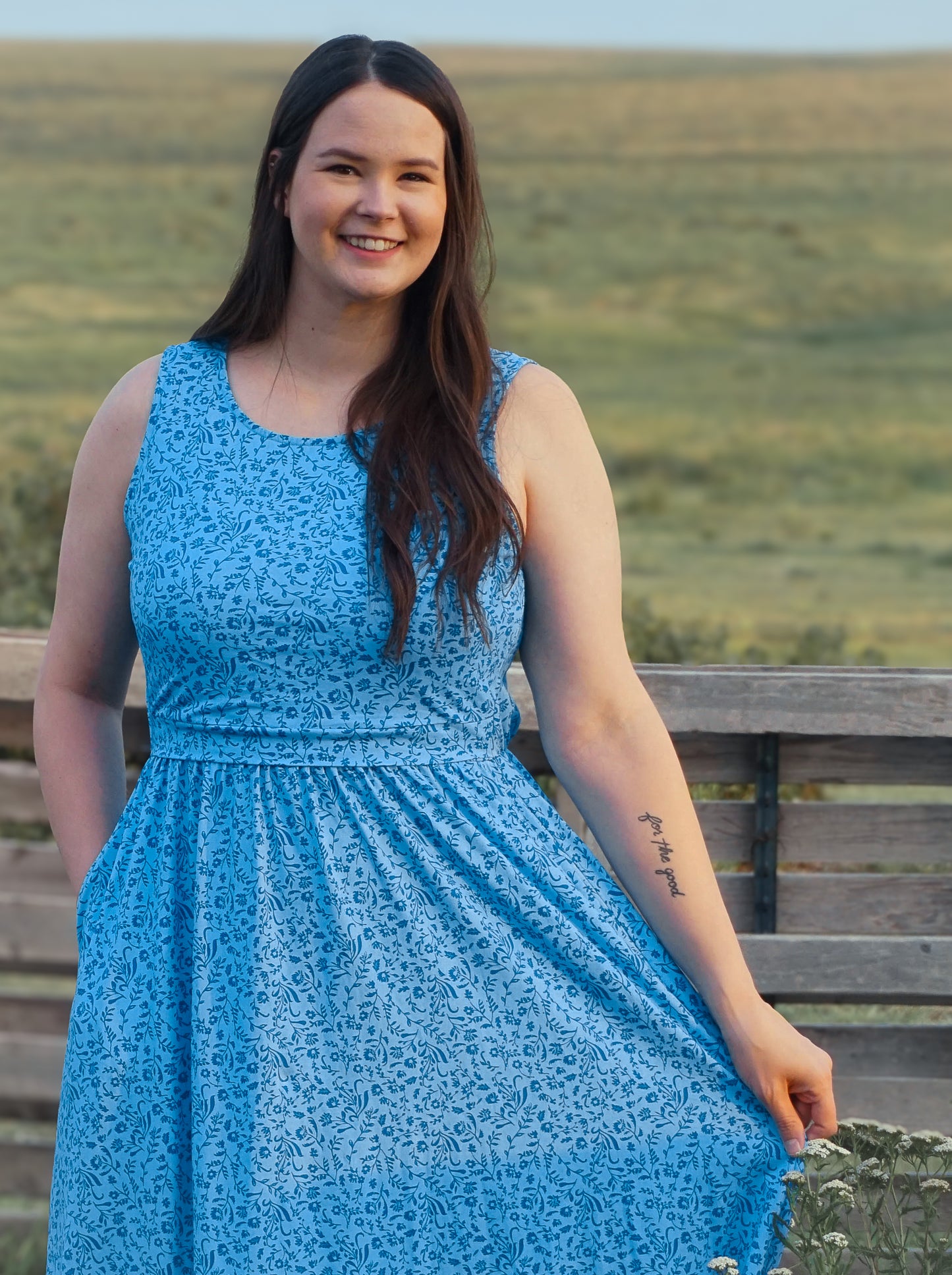 Scripted Azure ~ Homesteader Dress