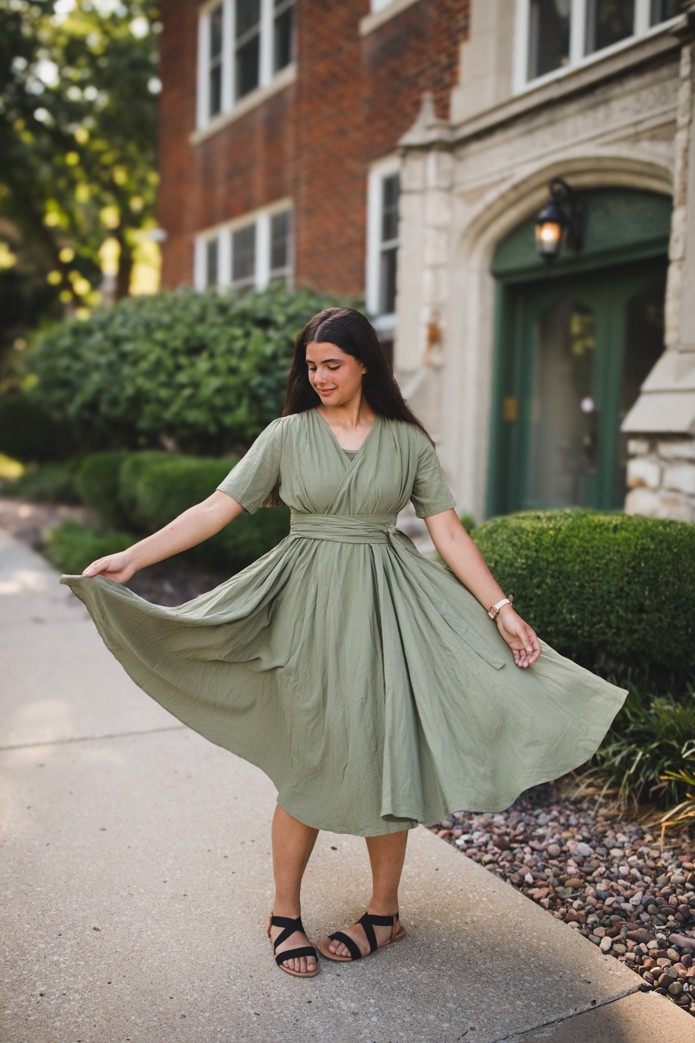 Sage ~ Wildwood Dress