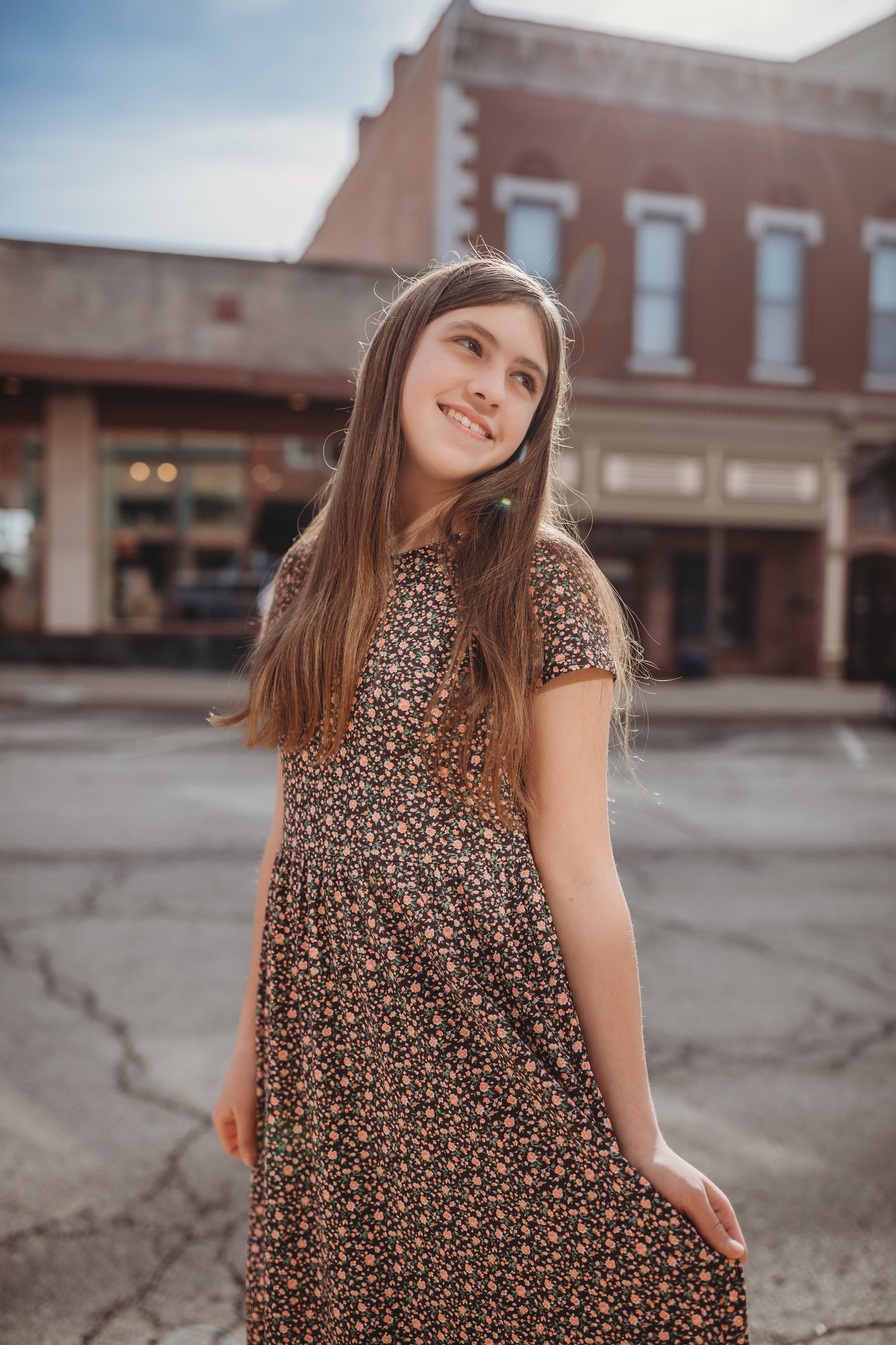 Woodsie Floral ~ Mini Everyday Dress