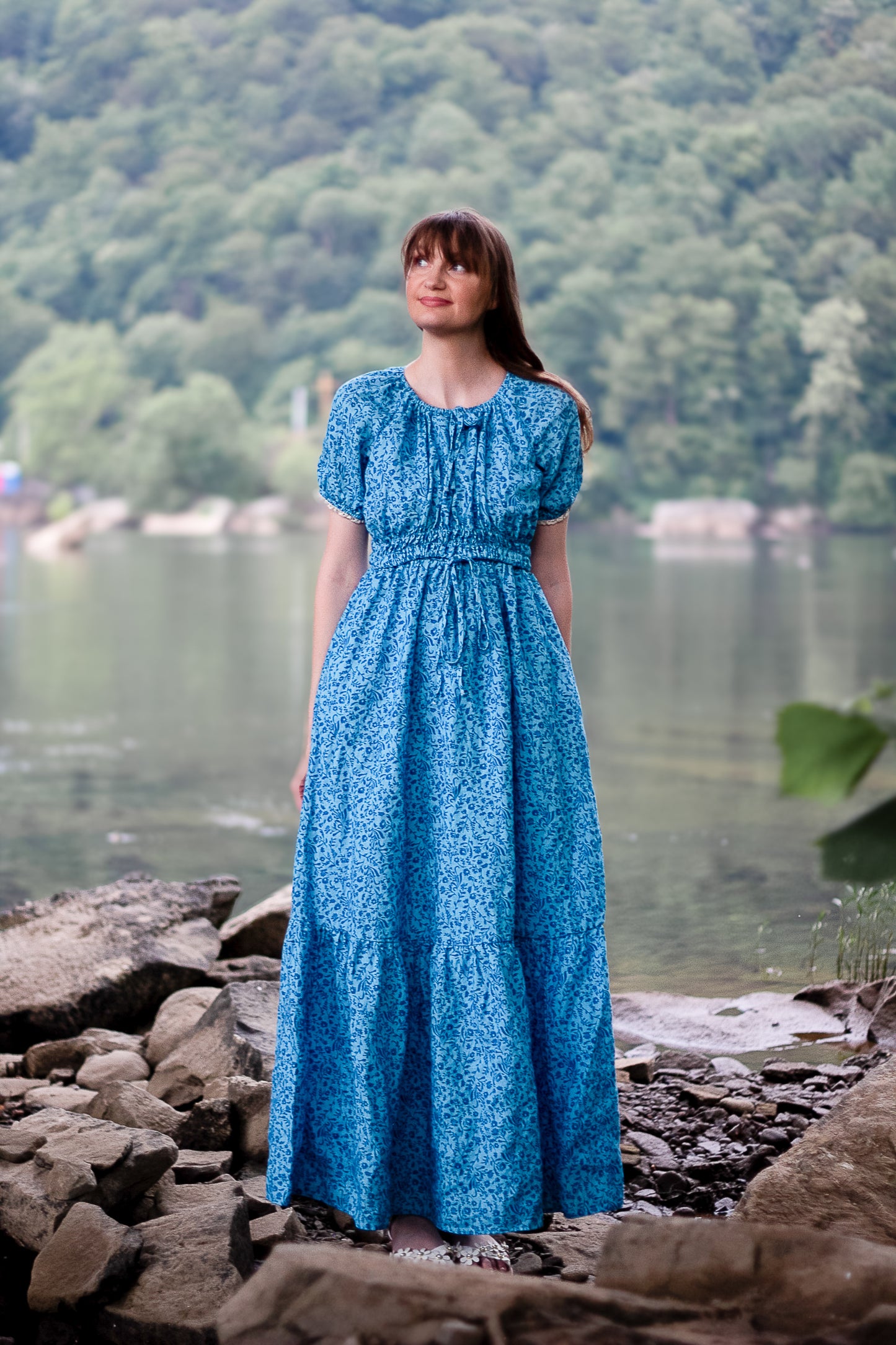 Scripted Azure ~ Abilene Dress
