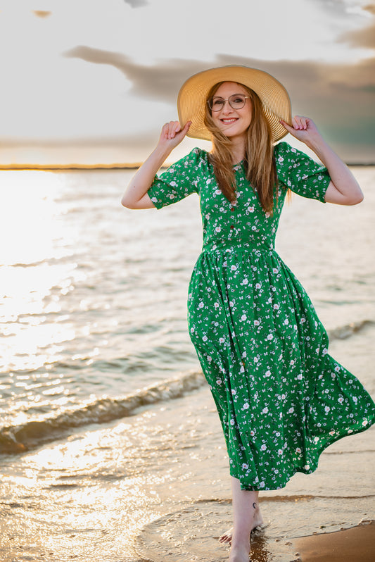 Greenvale Gossamer ~ Rowena Midi