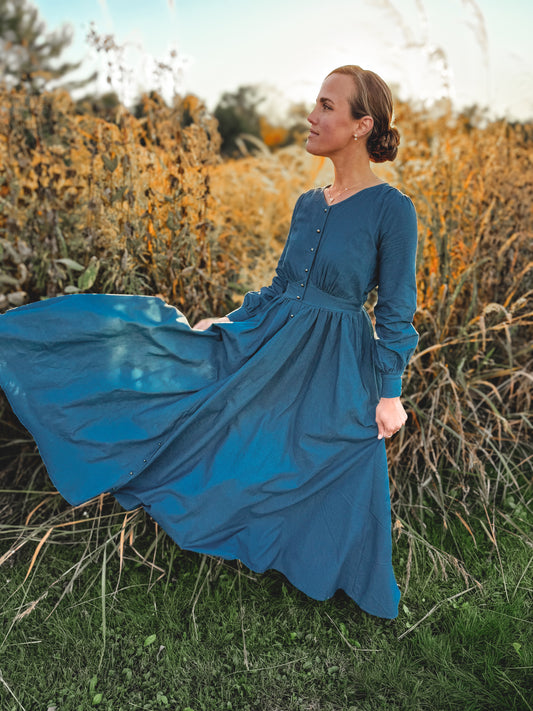 Indigo Lattice ~ Hearthside Maxi