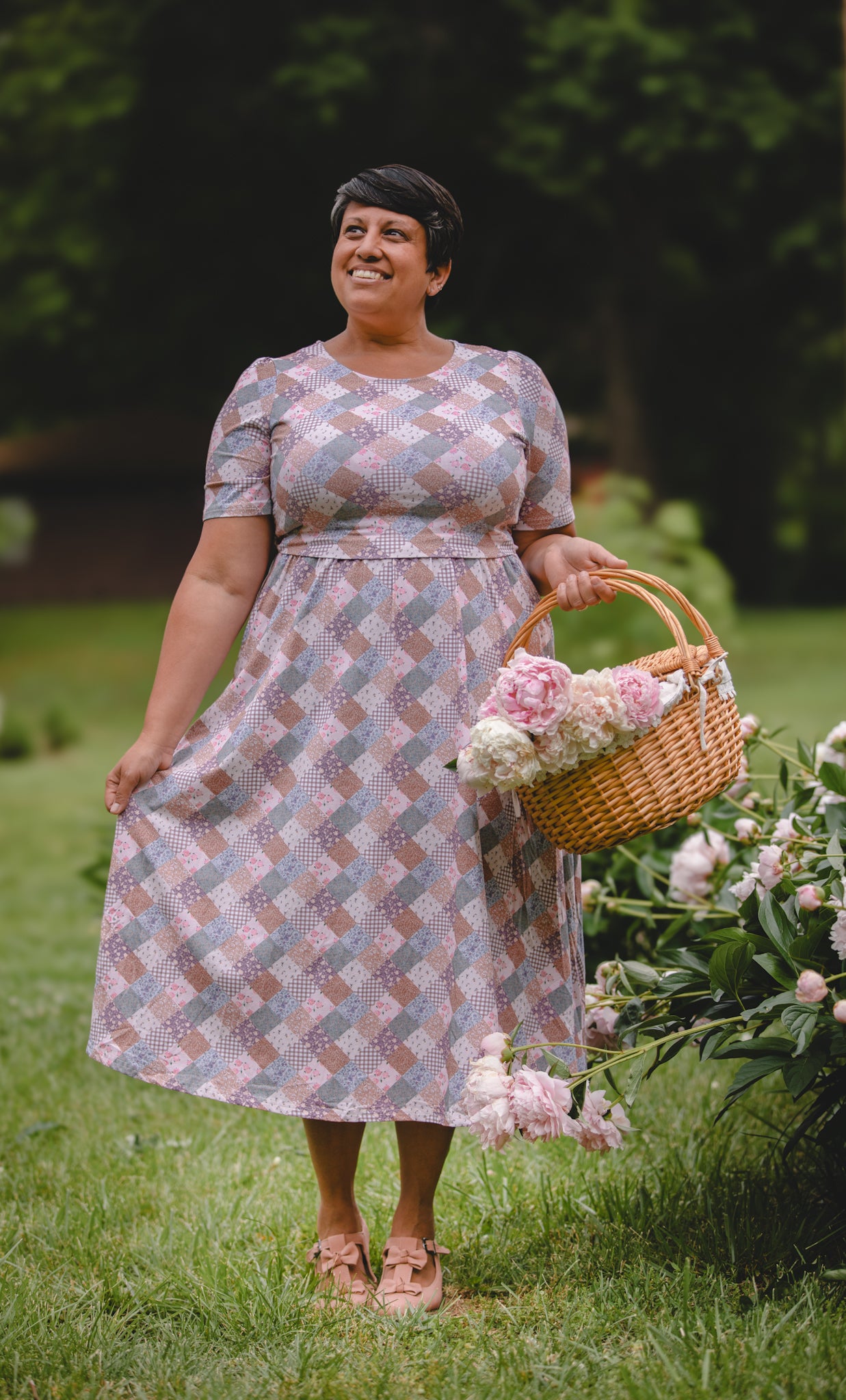 Woven Wildflower ~ Everyday Dress (straight sleeves)