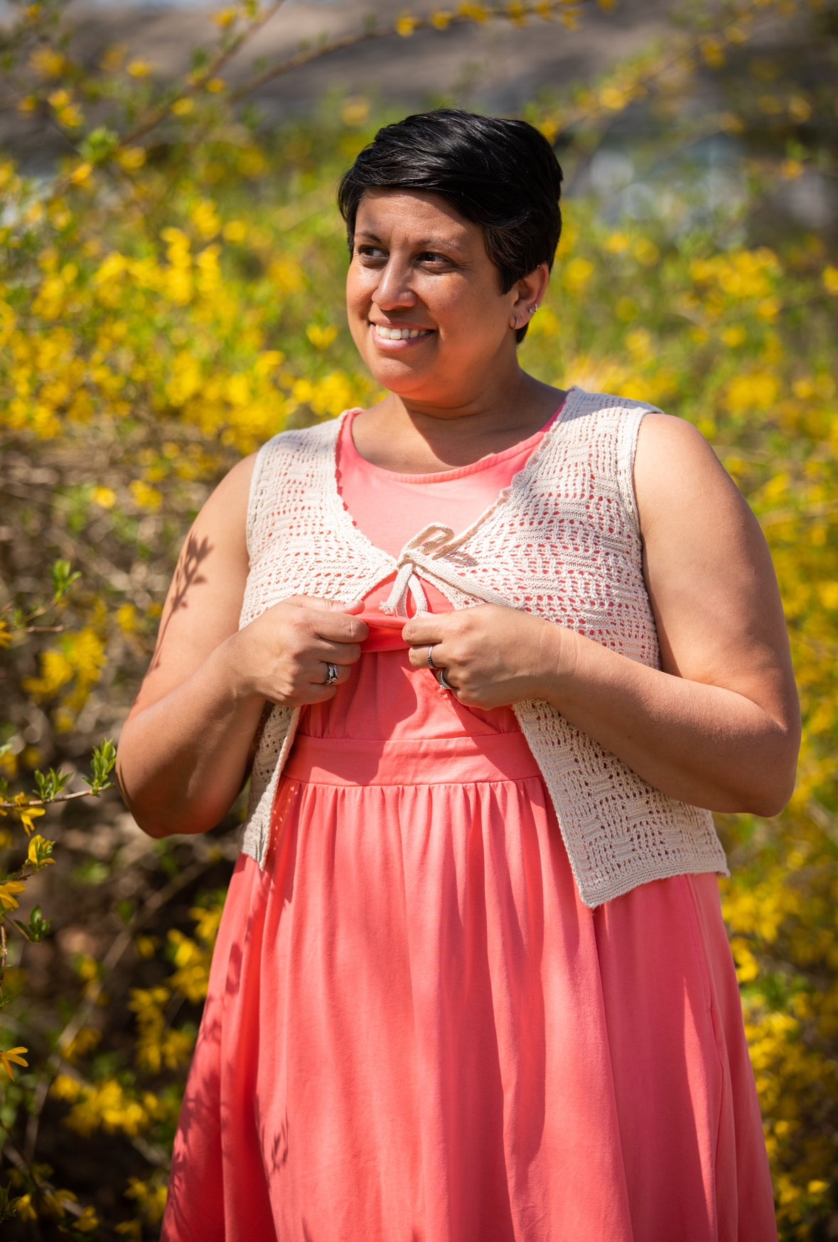 Classic Coral ~ Homesteader Dress