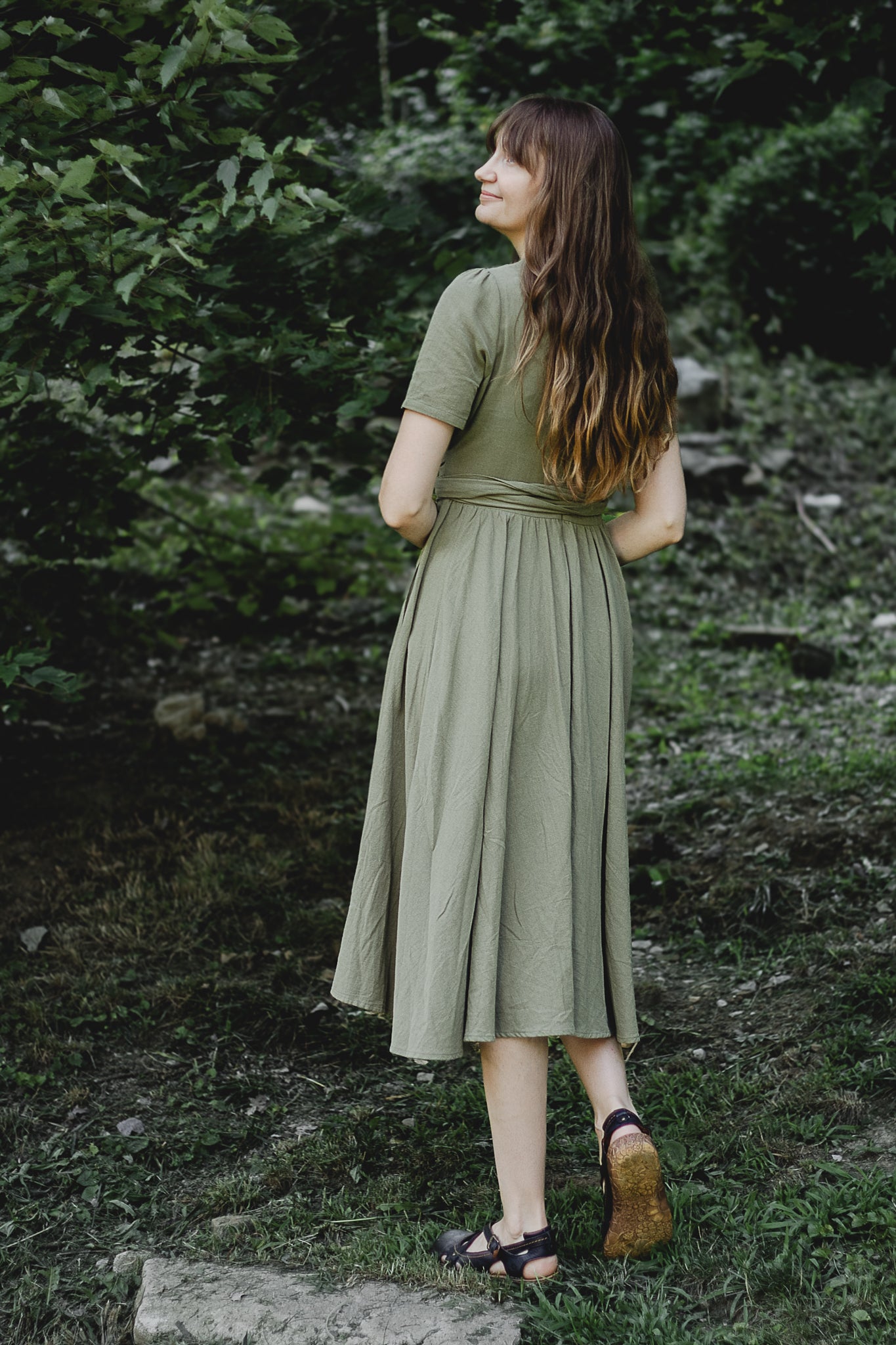 Sage ~ Wildwood Dress