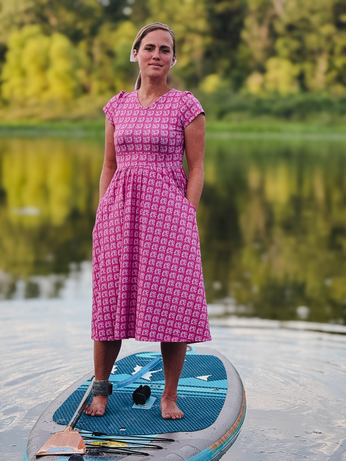 Daisy Mosaïque ~ Canterbury Classic Dress