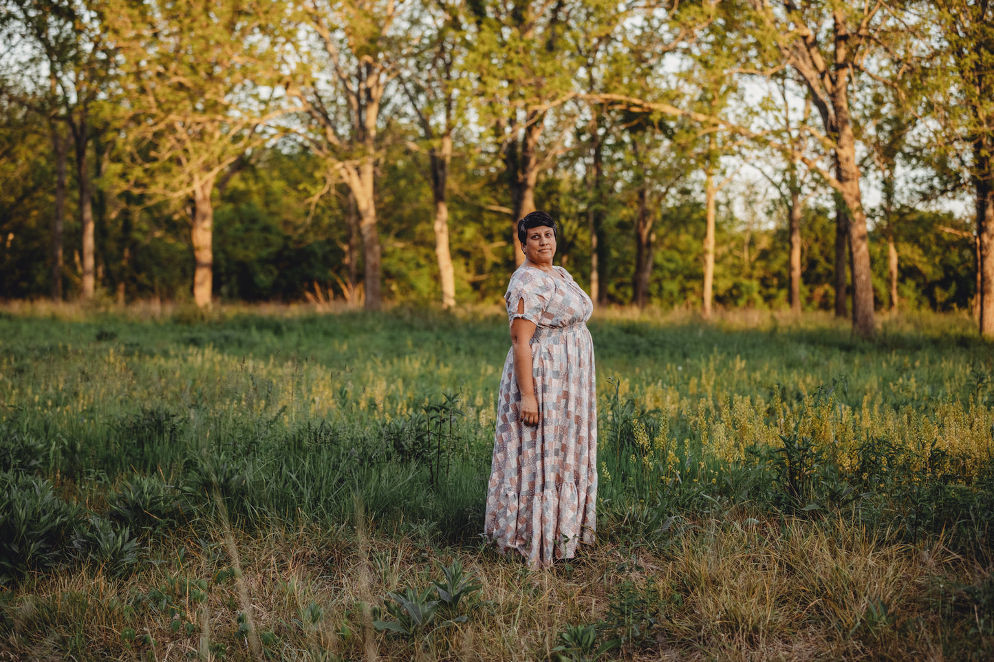 Woven Wildflower ~ Folklore Maxi