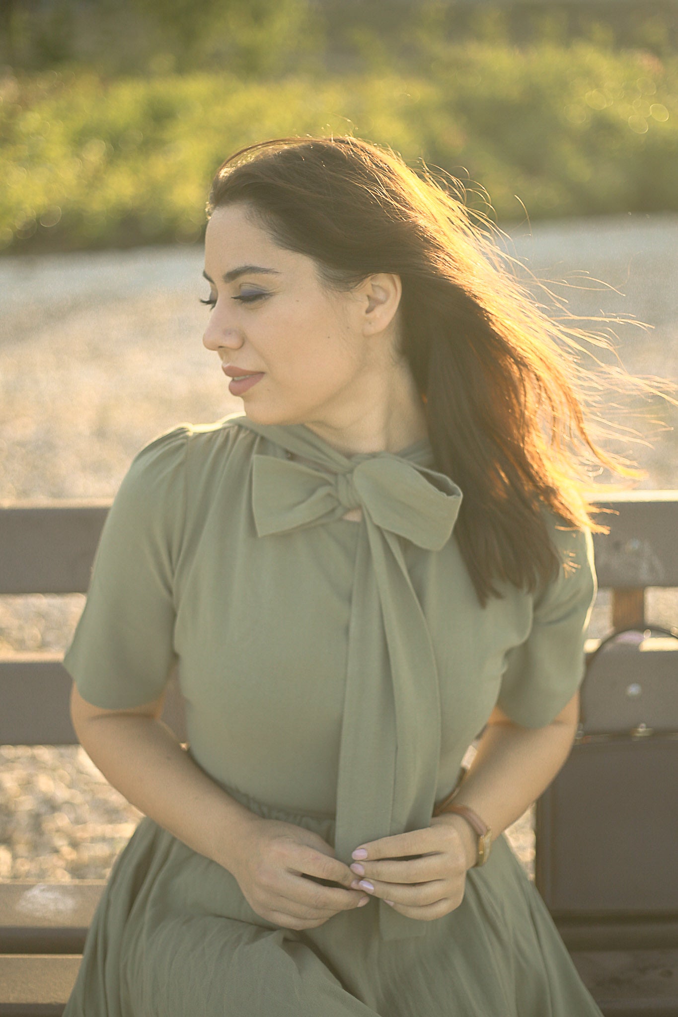 Sage ~ Wildwood Dress