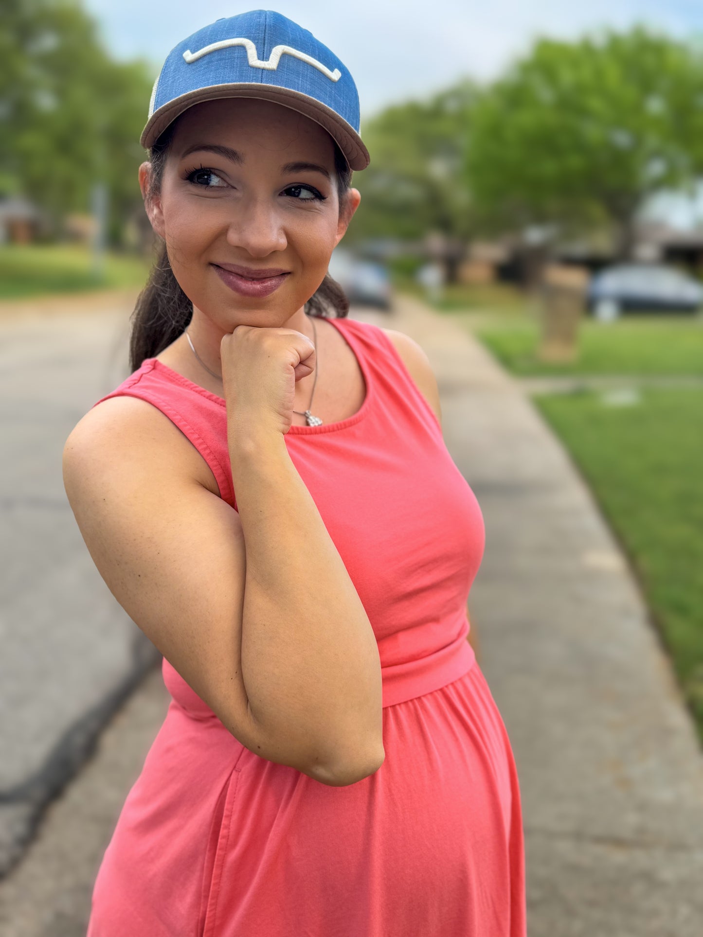 Classic Coral ~ Homesteader Dress