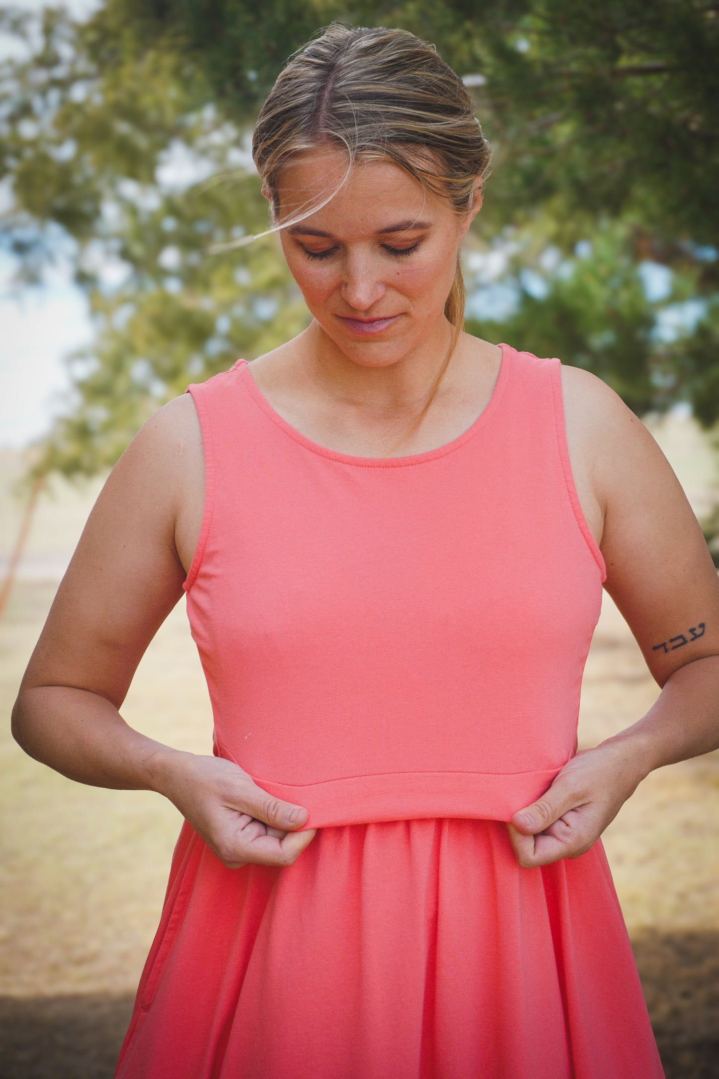Classic Coral ~ Homesteader Dress