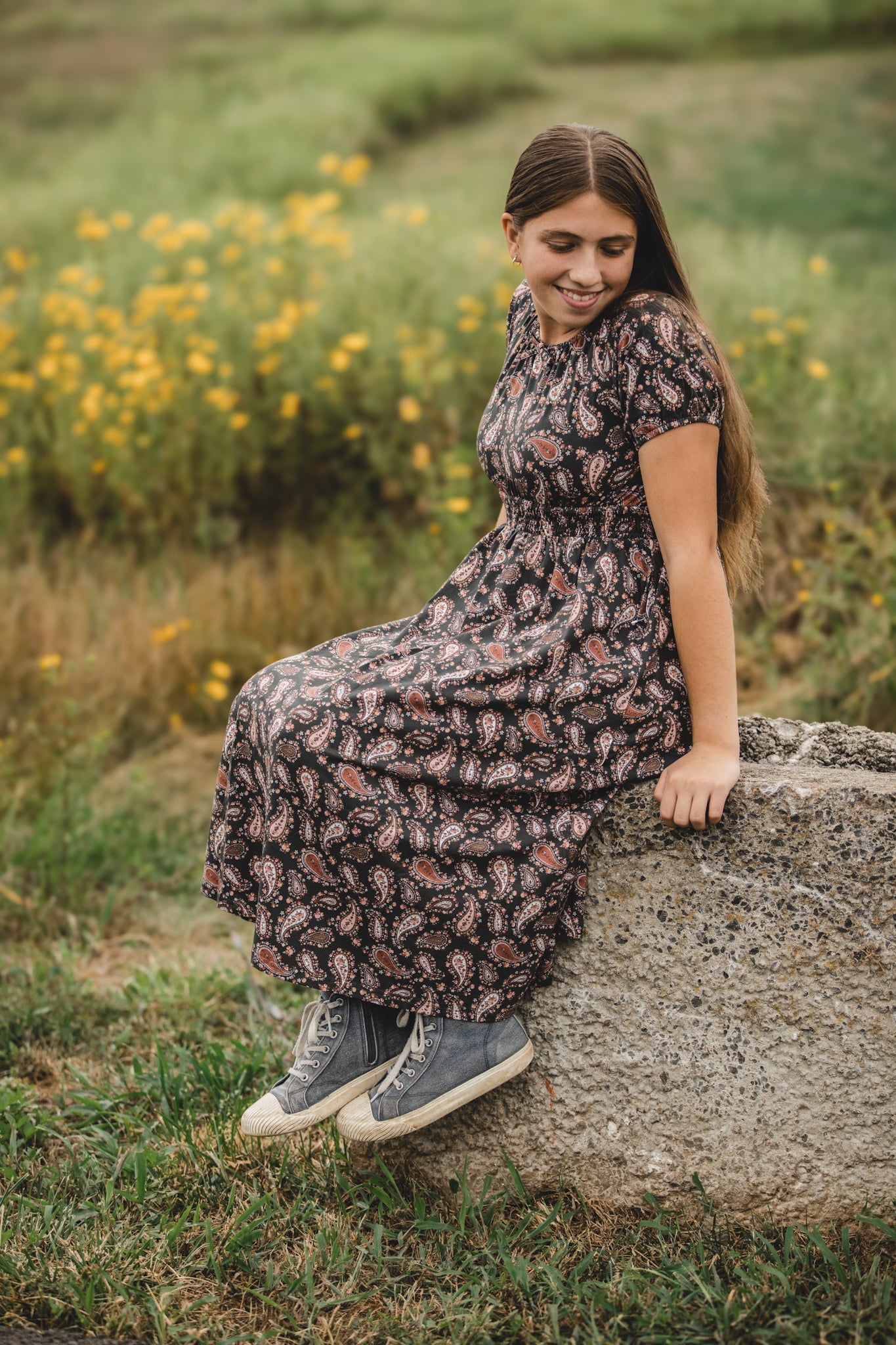 Pine & Paisley ~ Mini Folklore Dress