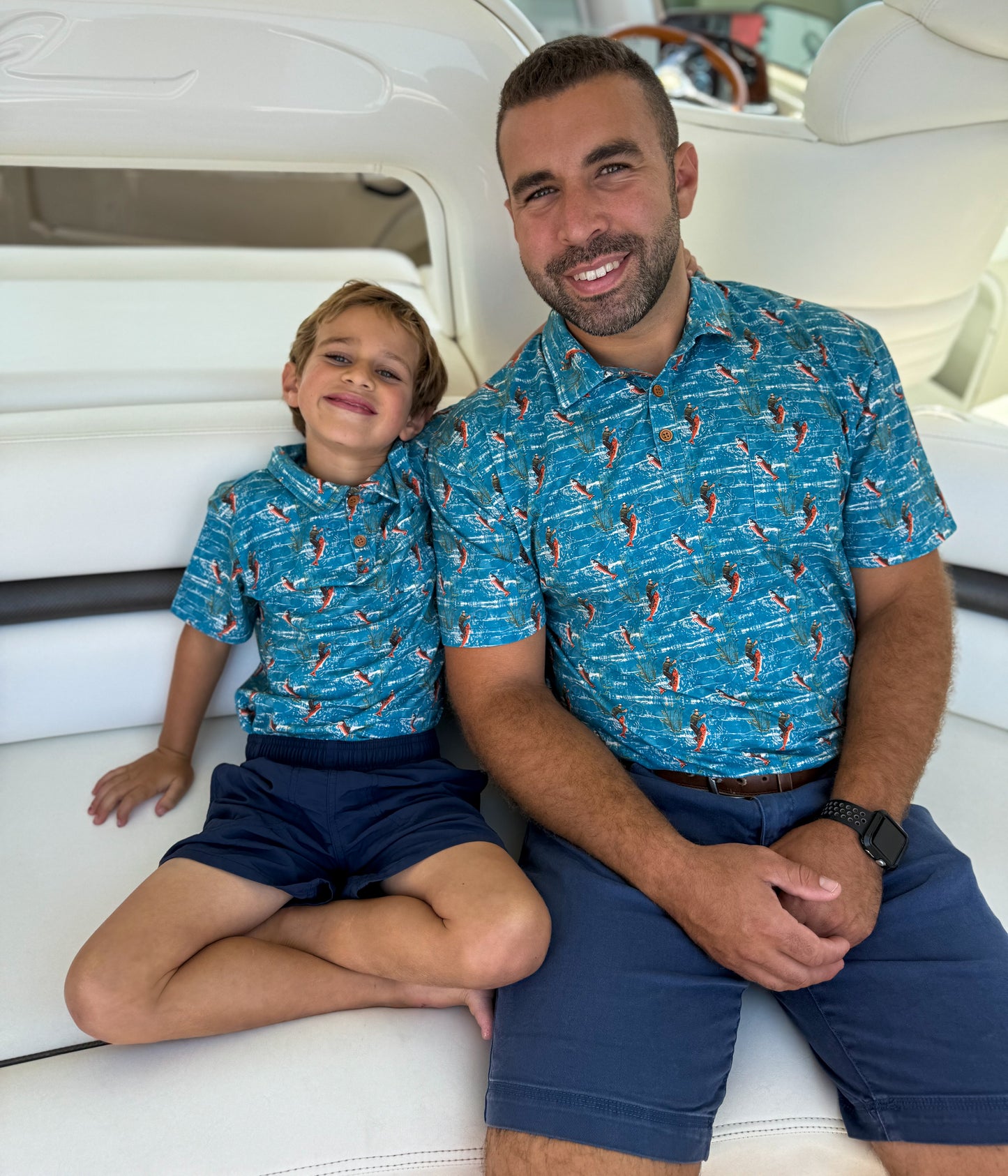 Reel Catch ~ Boy’s Perseverance Polo