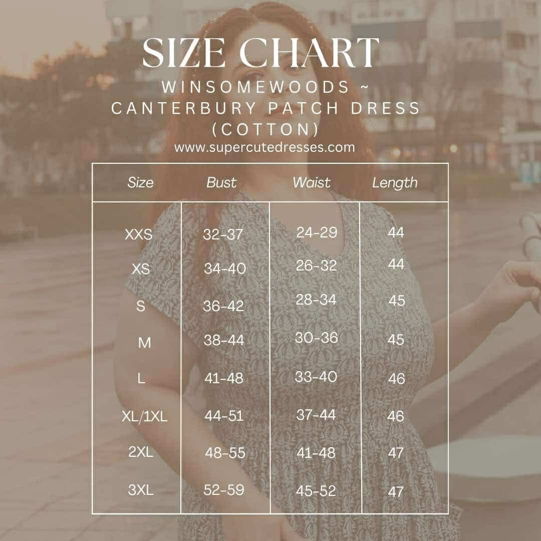 Winsomewoods ~ Canterbury Patch Dress