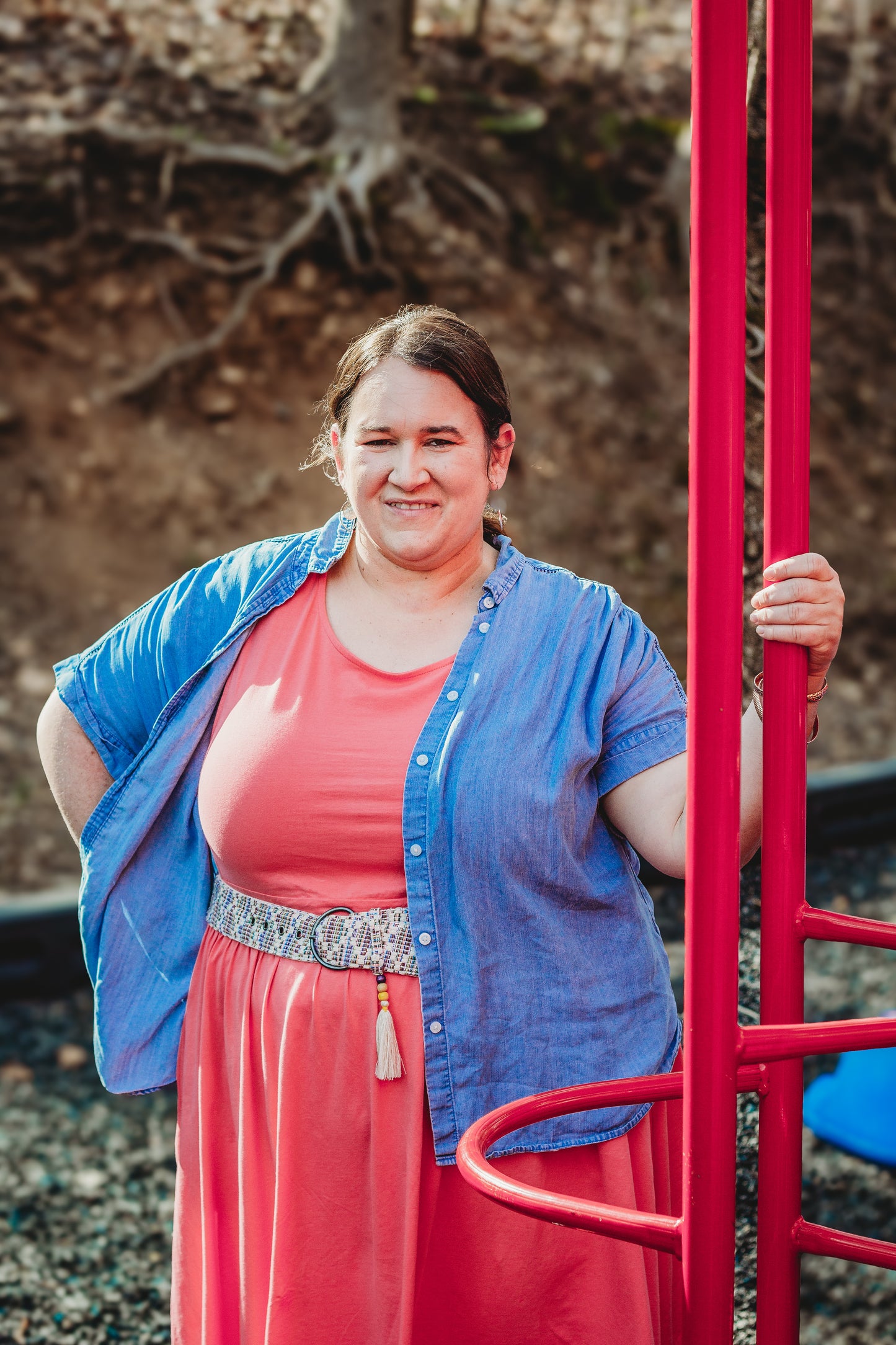 Classic Coral ~ Homesteader Dress