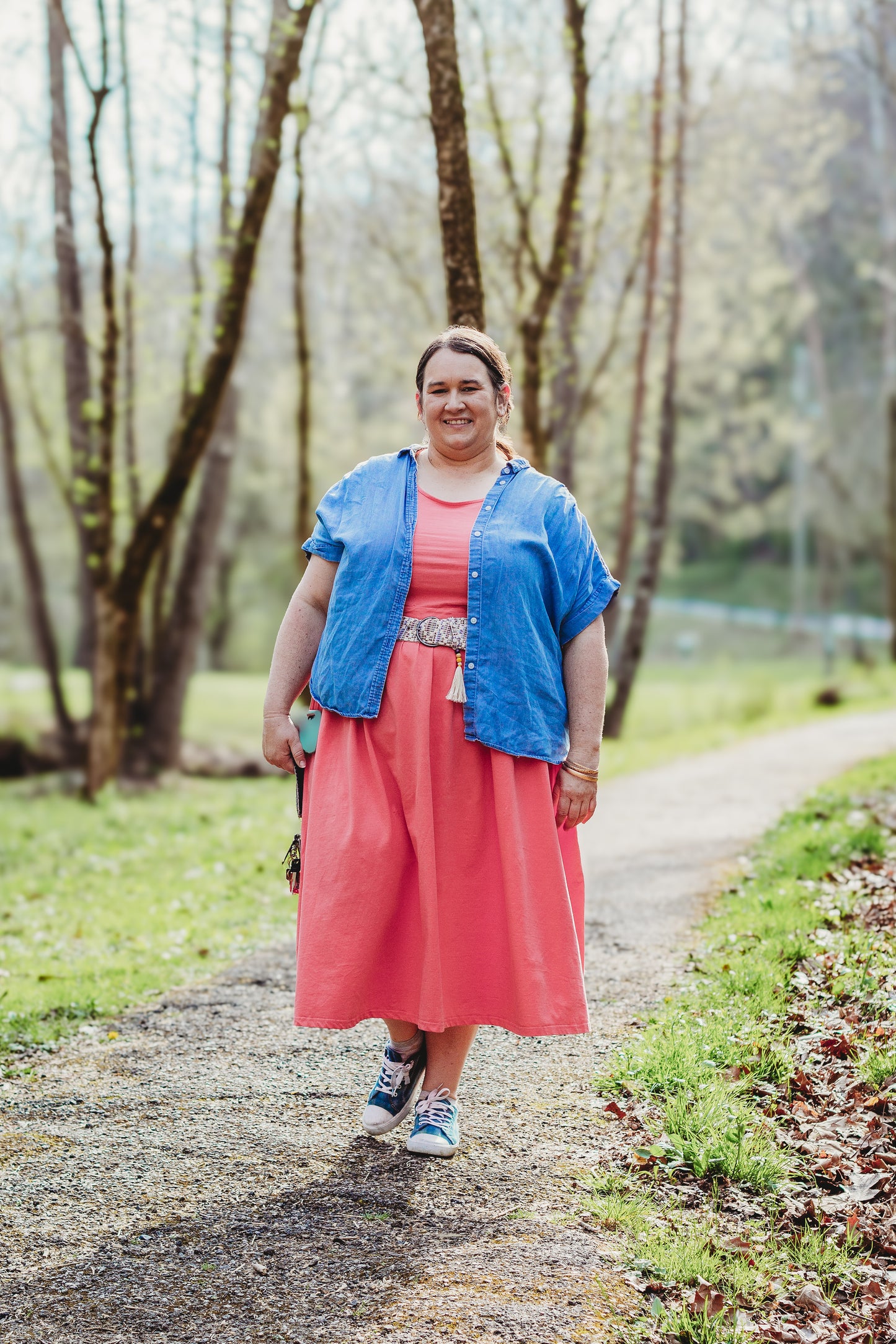 Classic Coral ~ Homesteader Dress