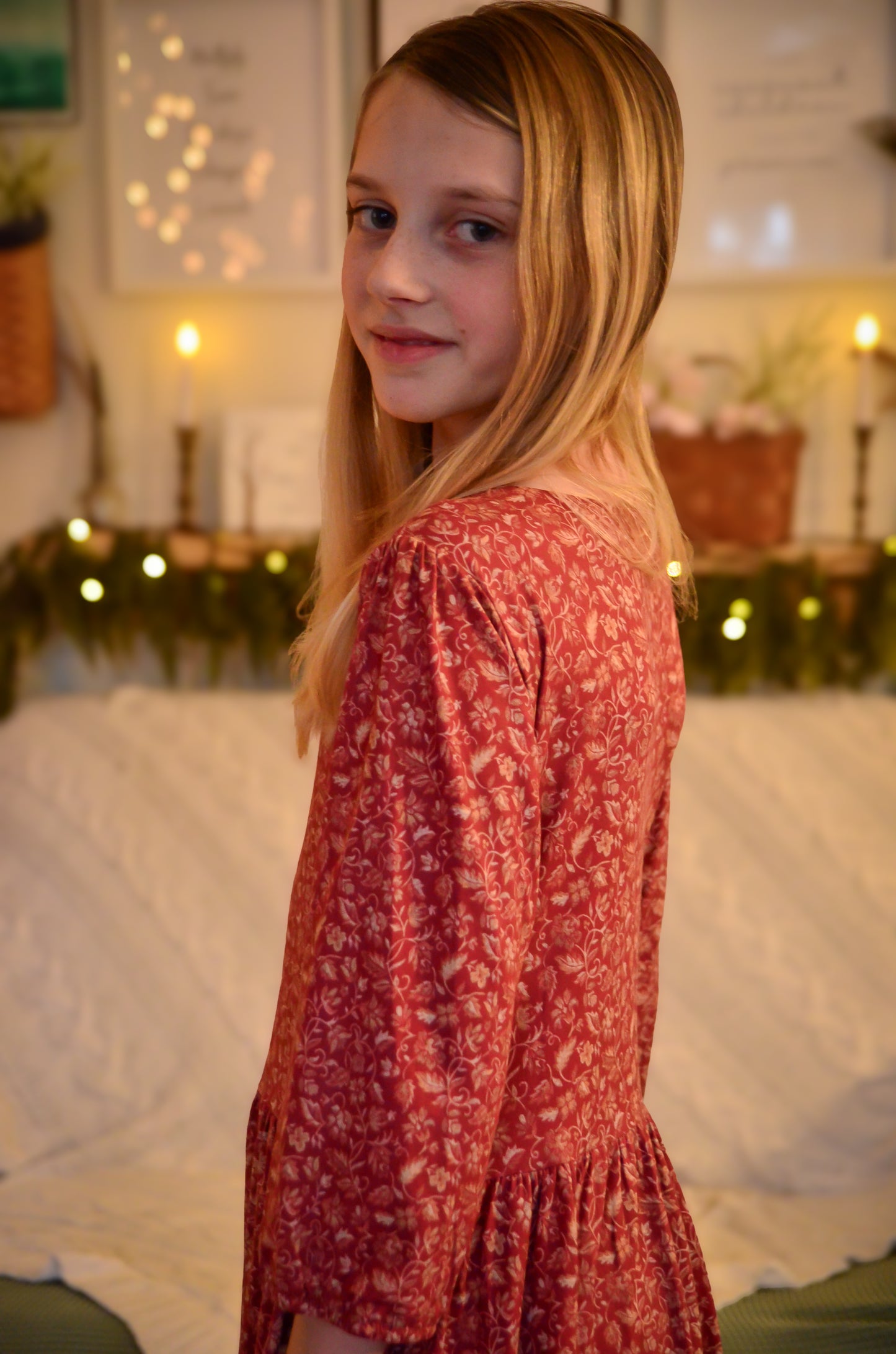 Crimson Ember ~ Novella Dress