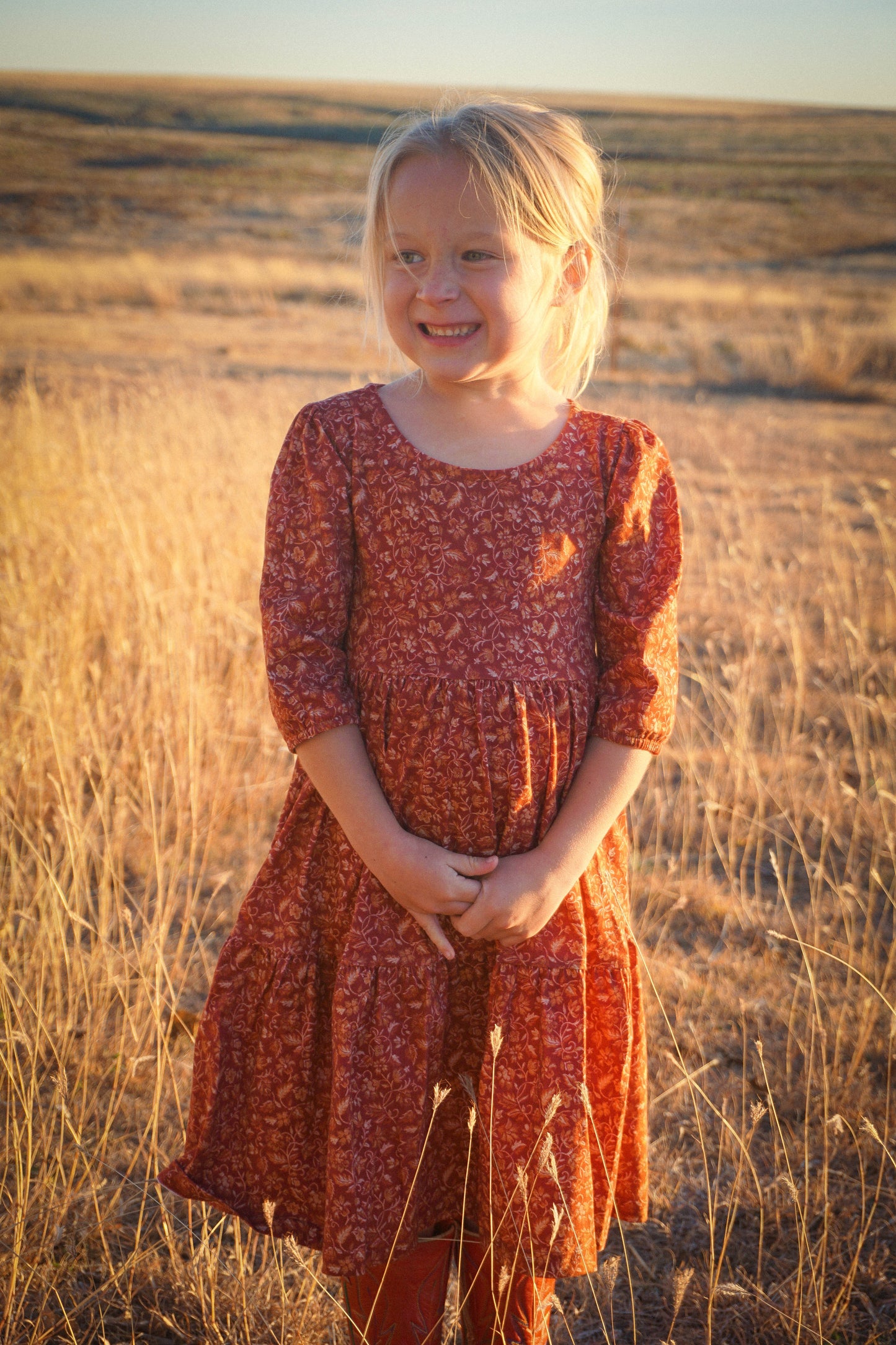 Crimson Ember ~ Novella Dress