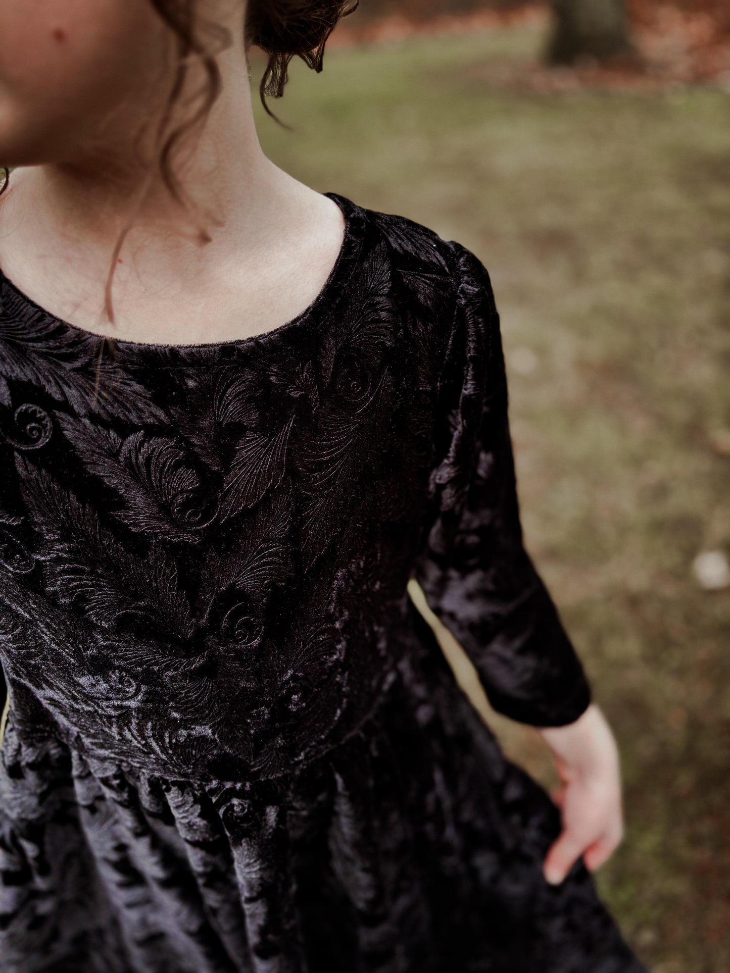 Noir Luxe ~ Fairy-twirl Dress