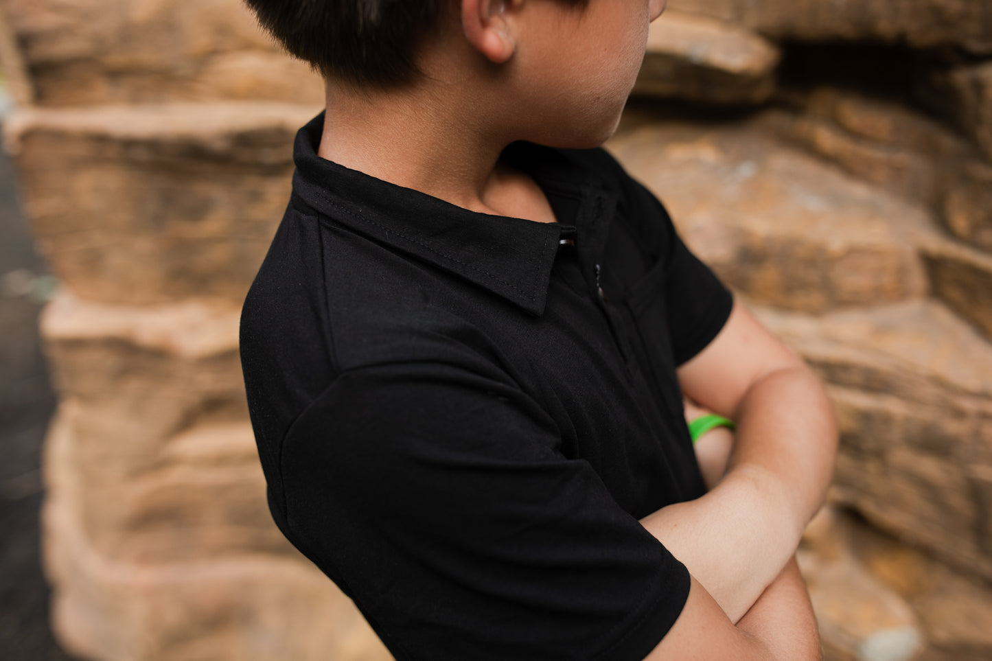 Ebony ~ Boy’s Perseverance Polo