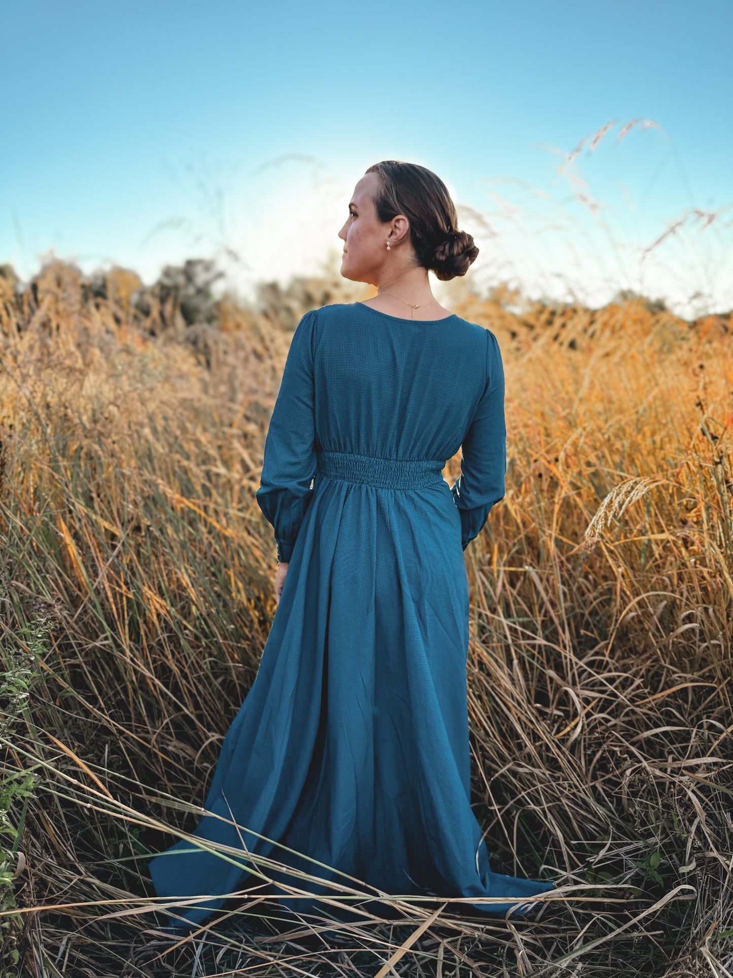 Indigo Lattice ~ Hearthside Maxi