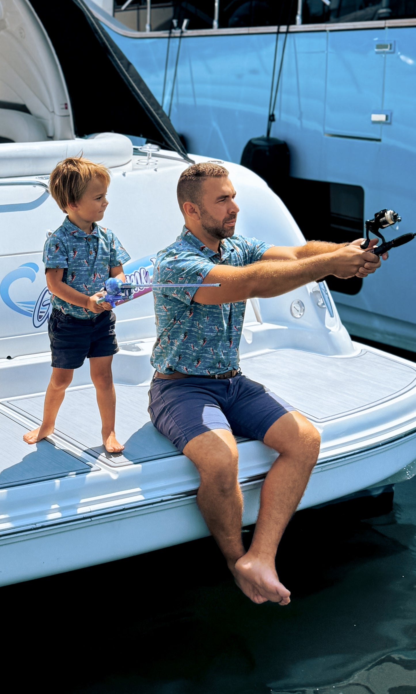 Reel Catch ~ Boy’s Perseverance Polo