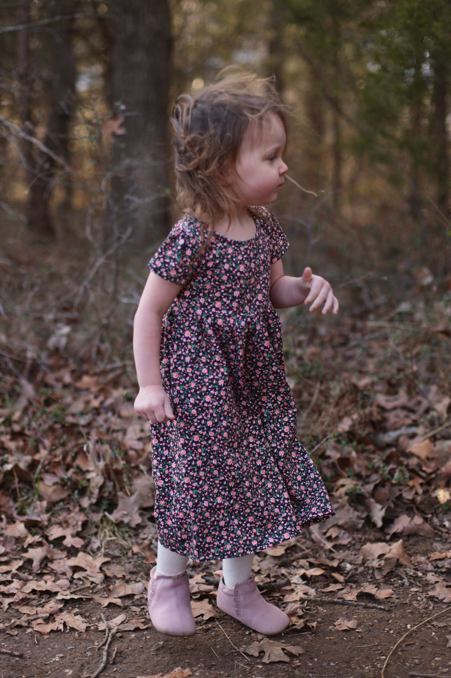 Woodsie Floral ~ Mini Everyday Dress