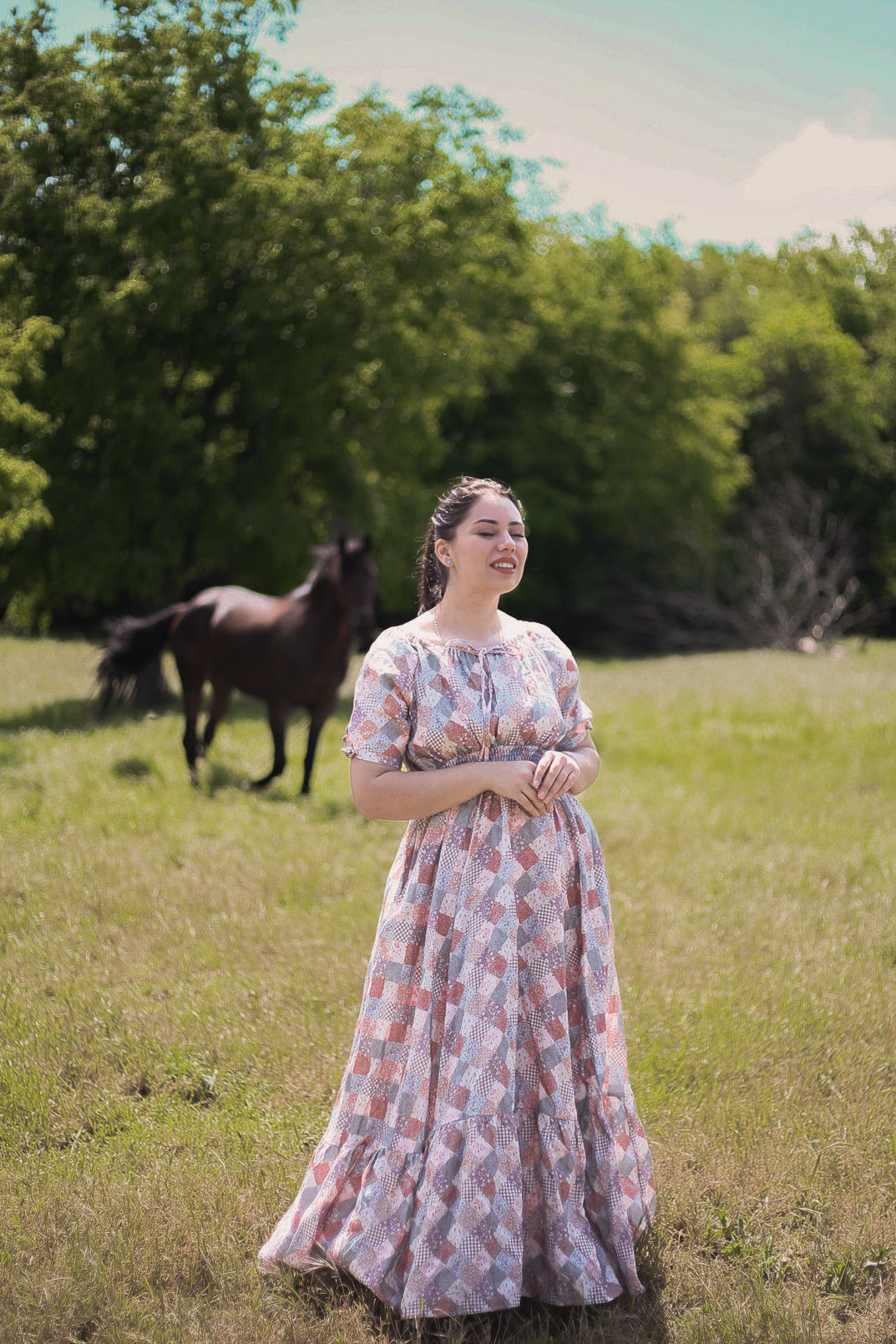 Woven Wildflower ~ Folklore Maxi