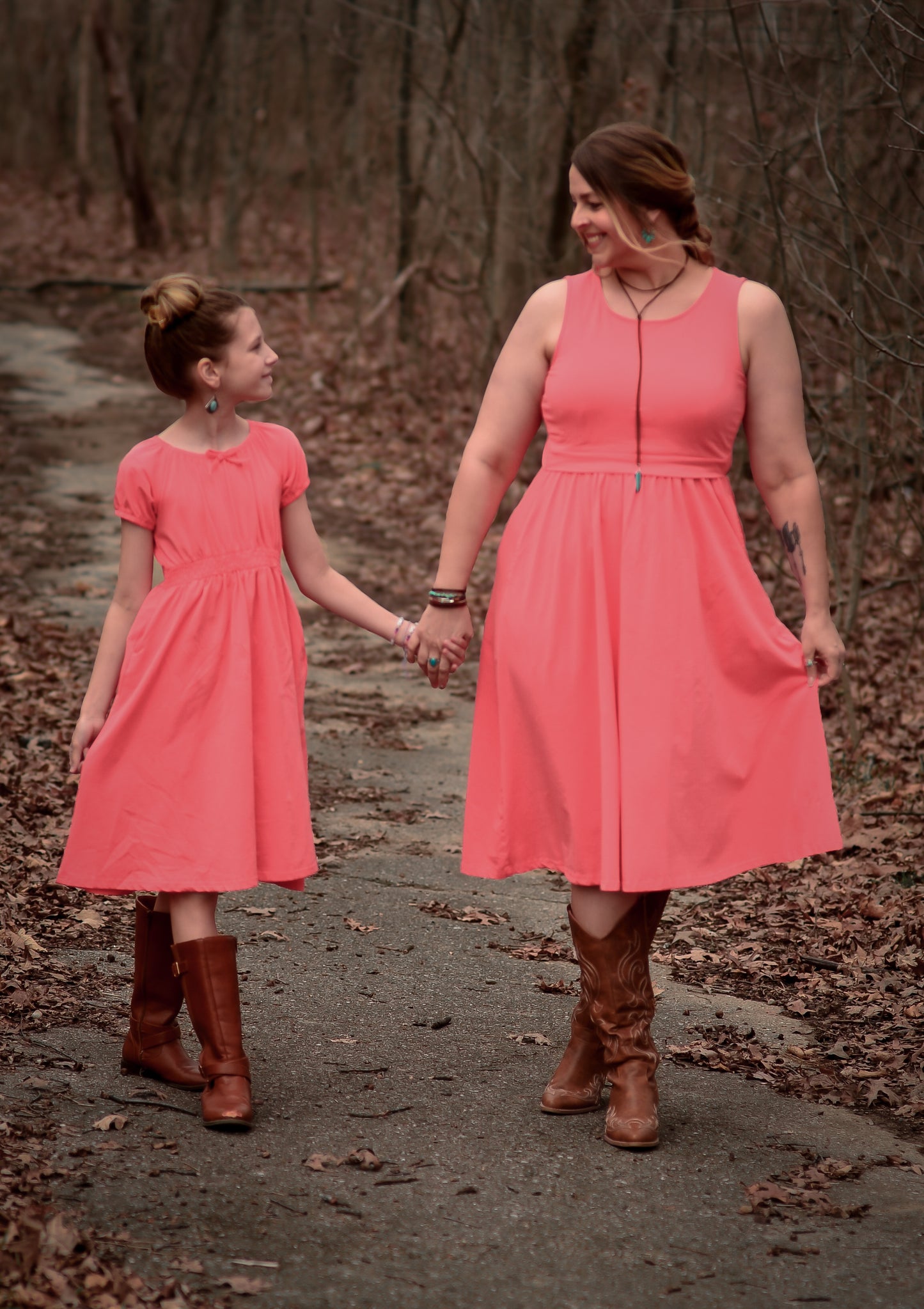 Classic Coral ~ Homesteader Dress