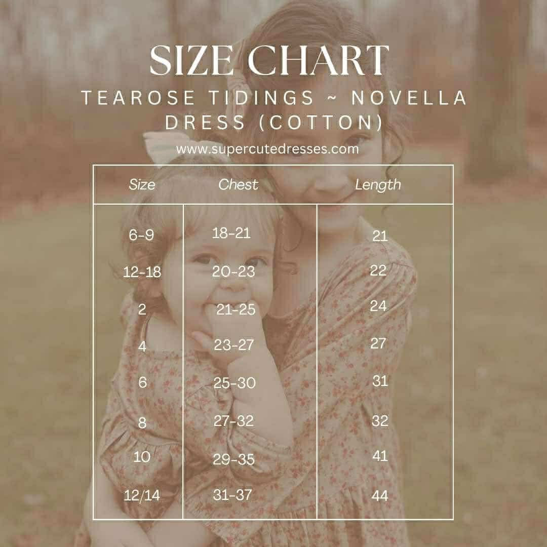 Tearose Tidings ~ Novella Dress