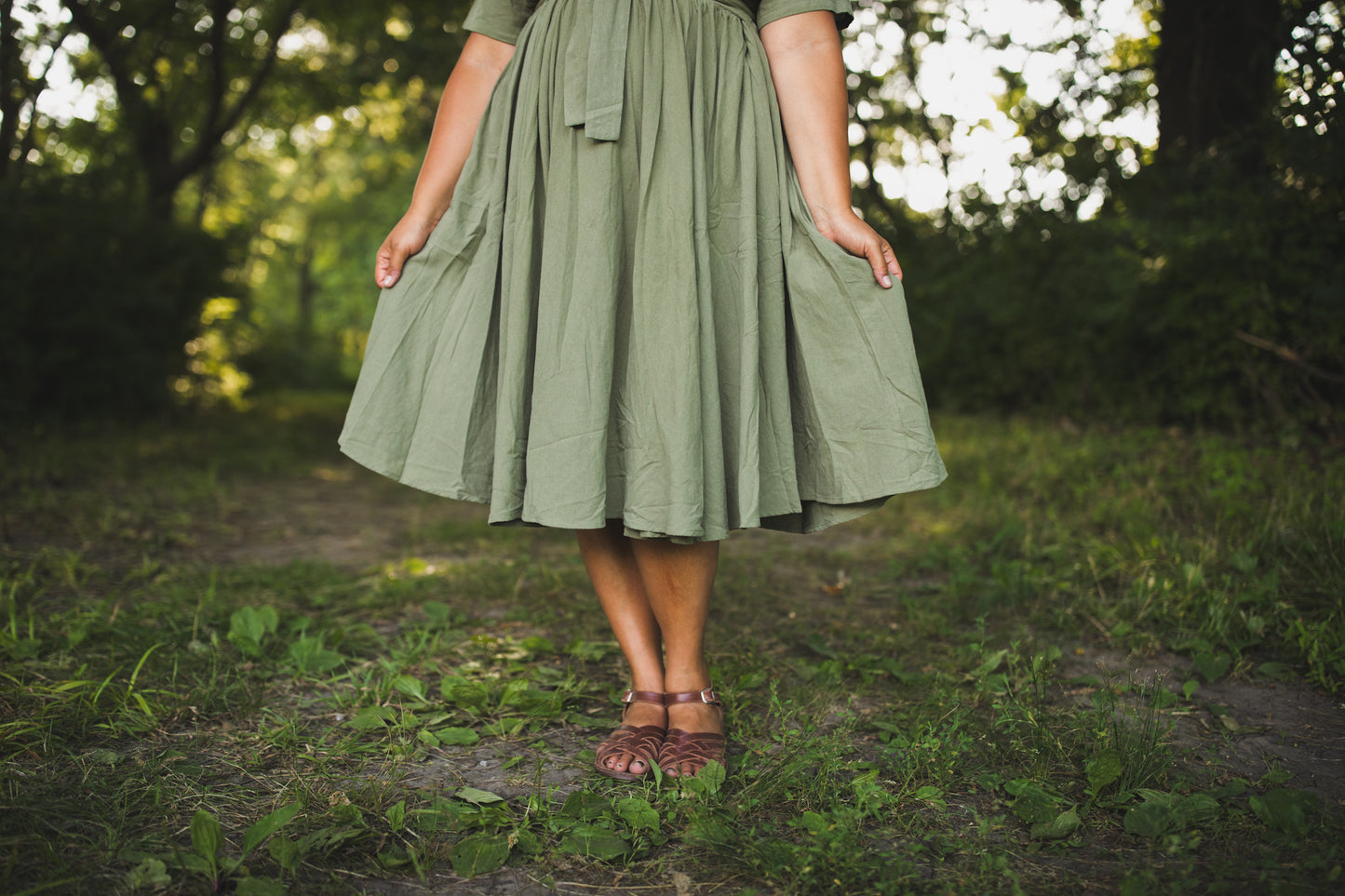 Sage ~ Wildwood Dress