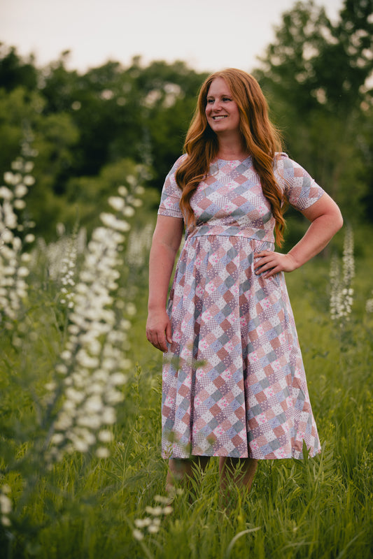 Woven Wildflower ~ Everyday Dress (straight sleeves)