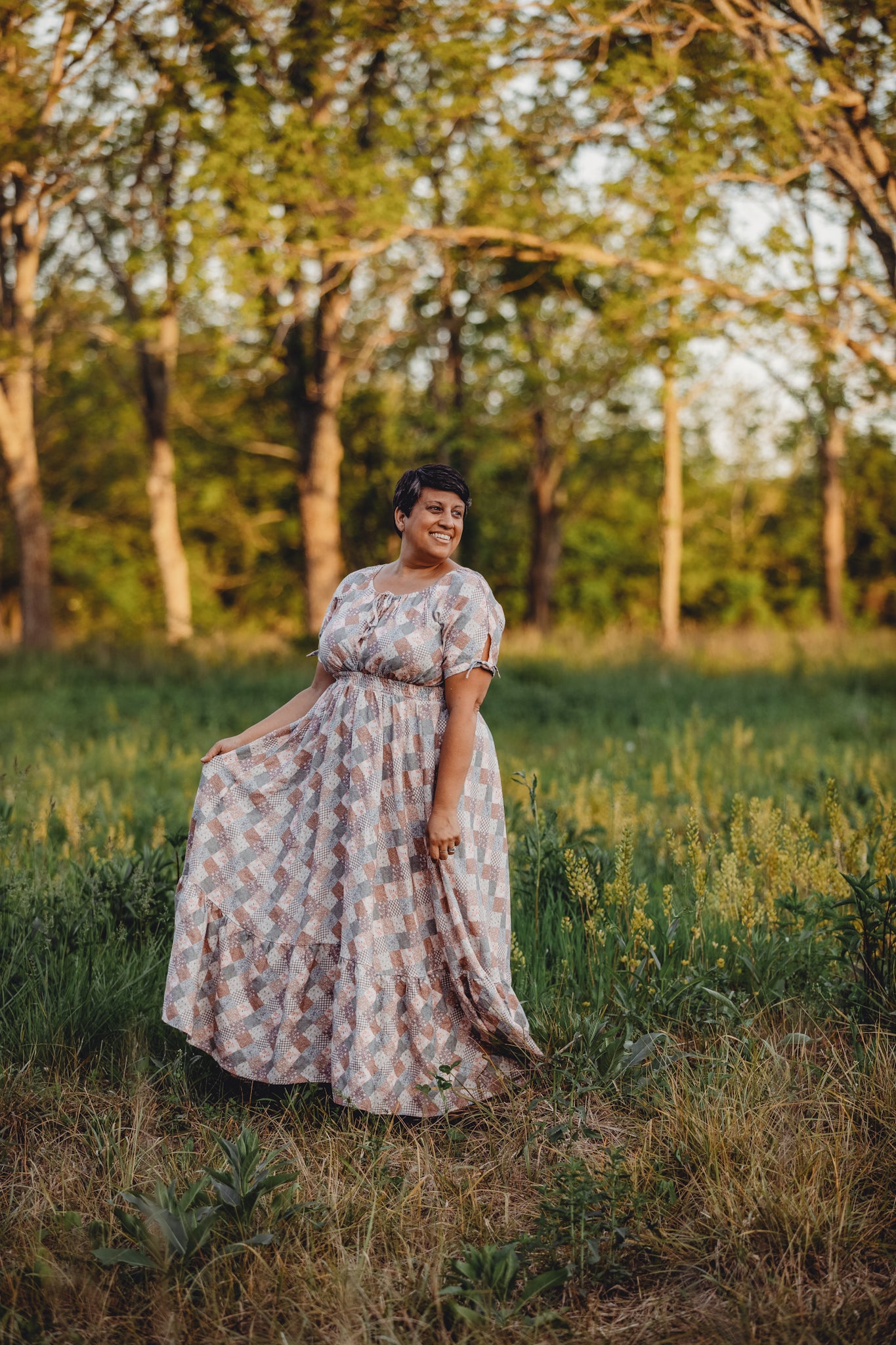 Woven Wildflower ~ Folklore Maxi